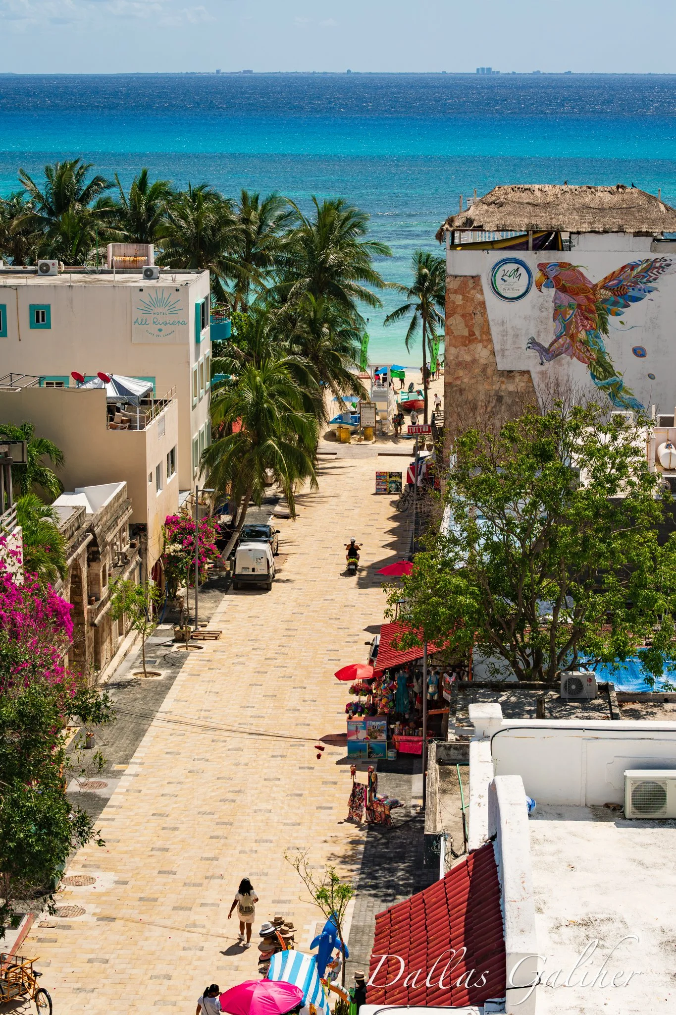 Playa del Carmen Cozumel view