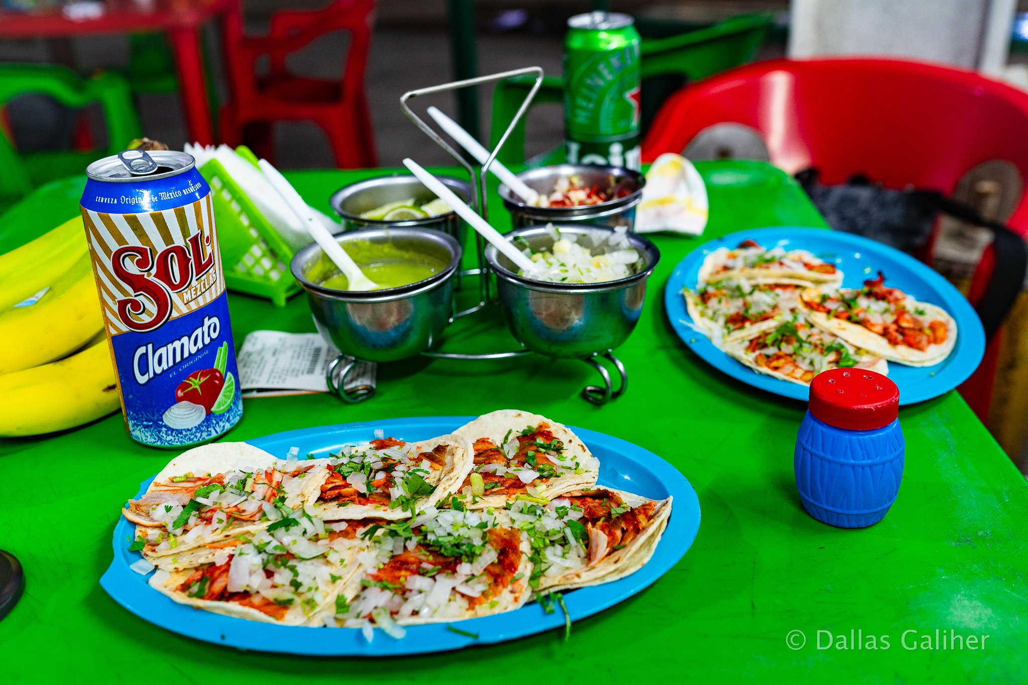 Pastor tacos Palenque Mexico