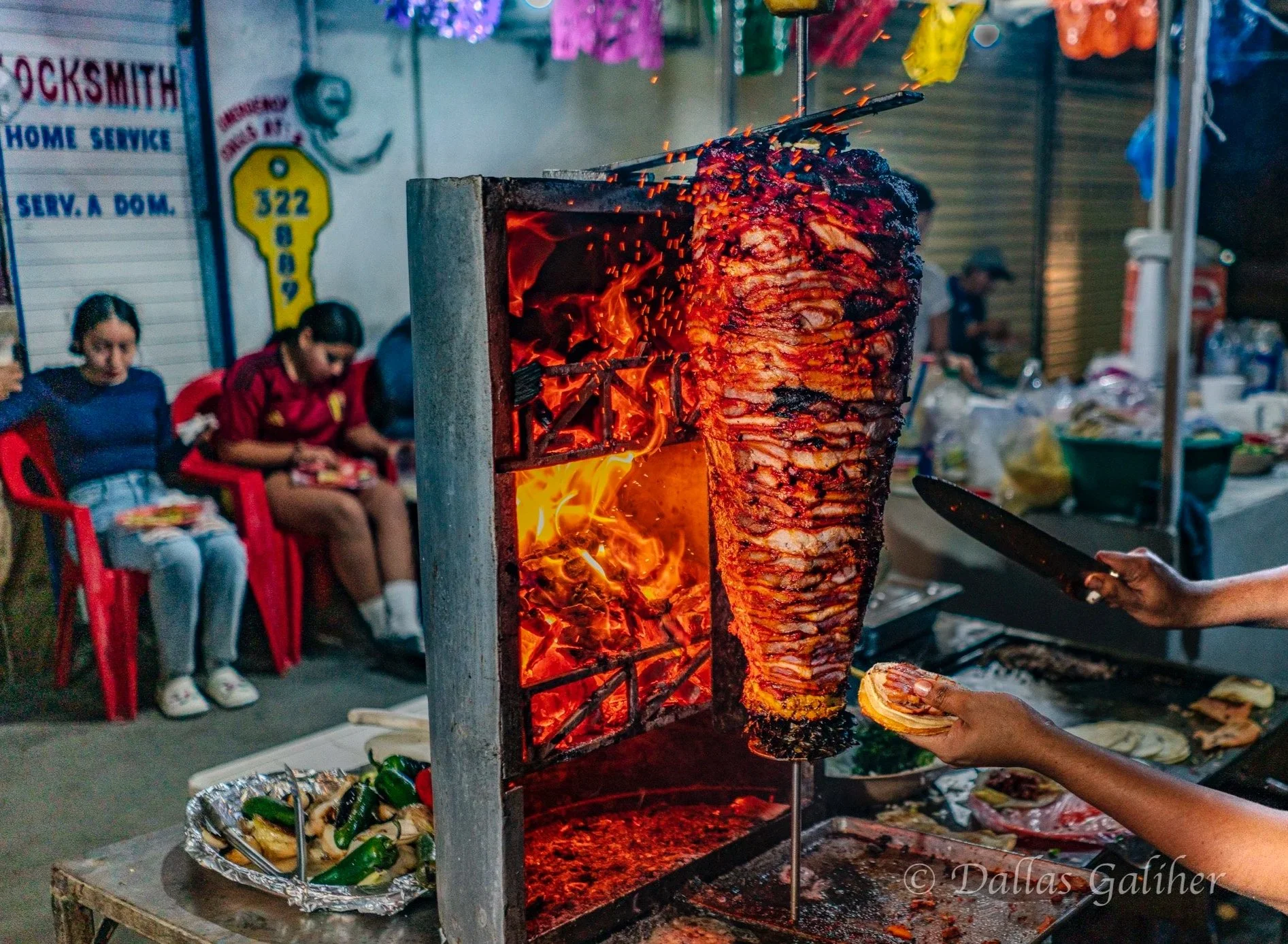 Pastor tacos downtown Puerto Vallarta