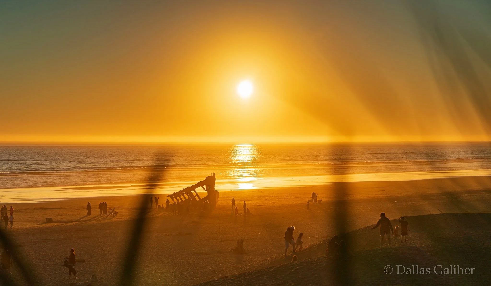Fort Stevens Peter Iredale shipwreck sunset