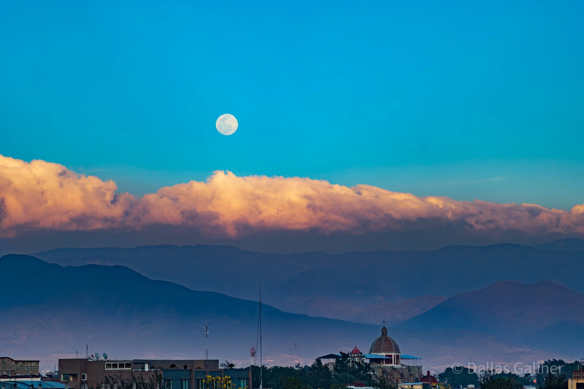 Moonrise over Oaxaca
