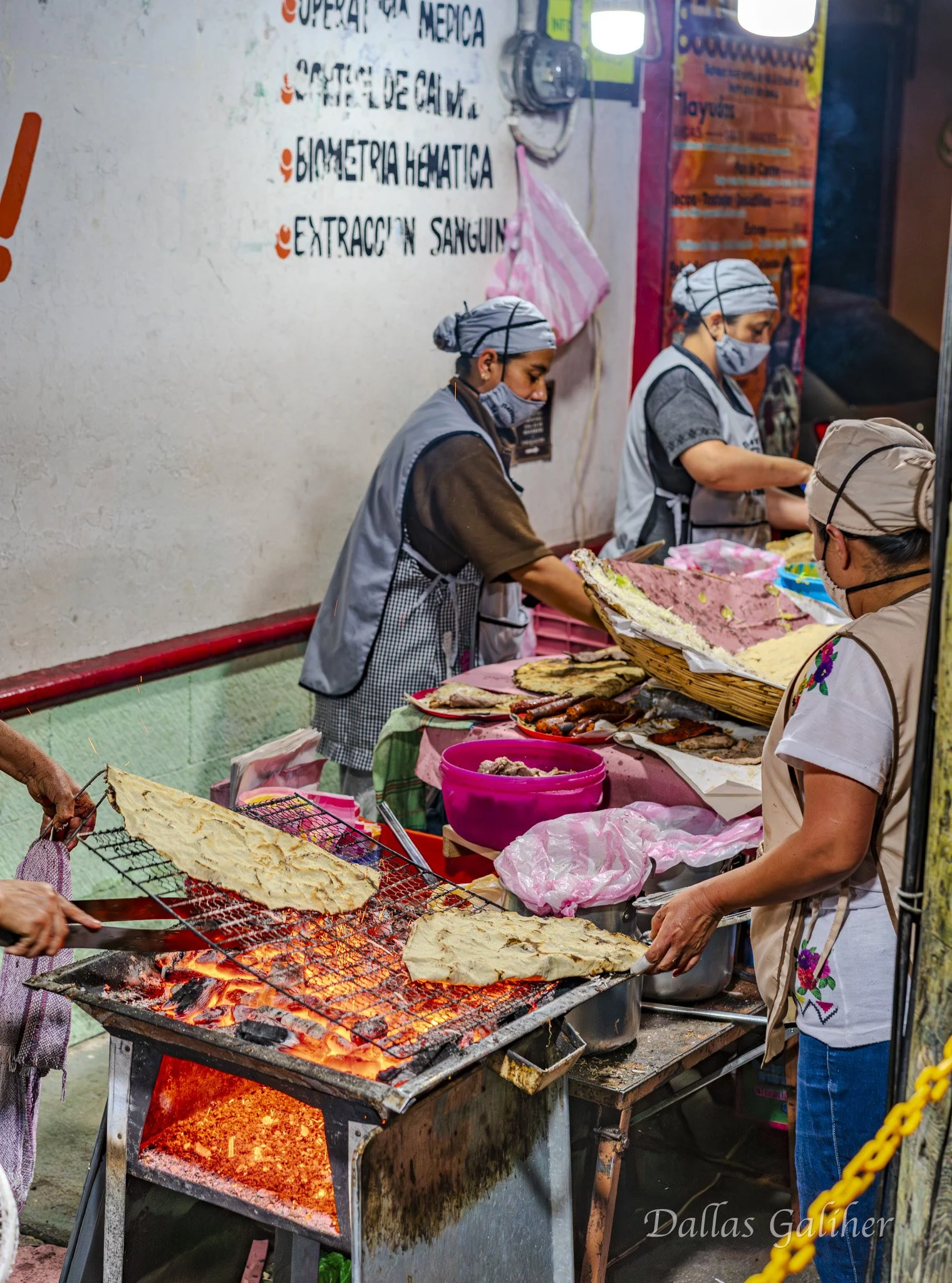 Tlayudas "La Chinita" Oaxaca Mexico