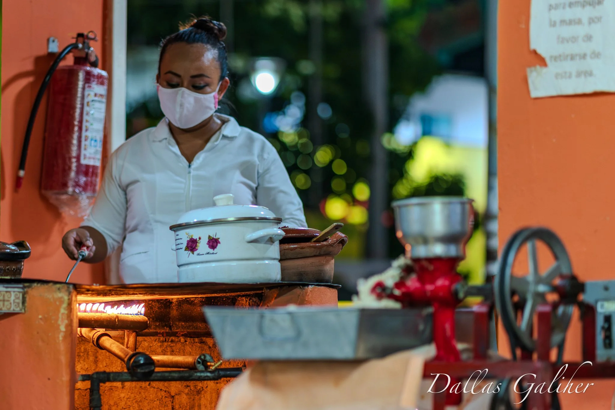 Fresh ground tortillas Palenque