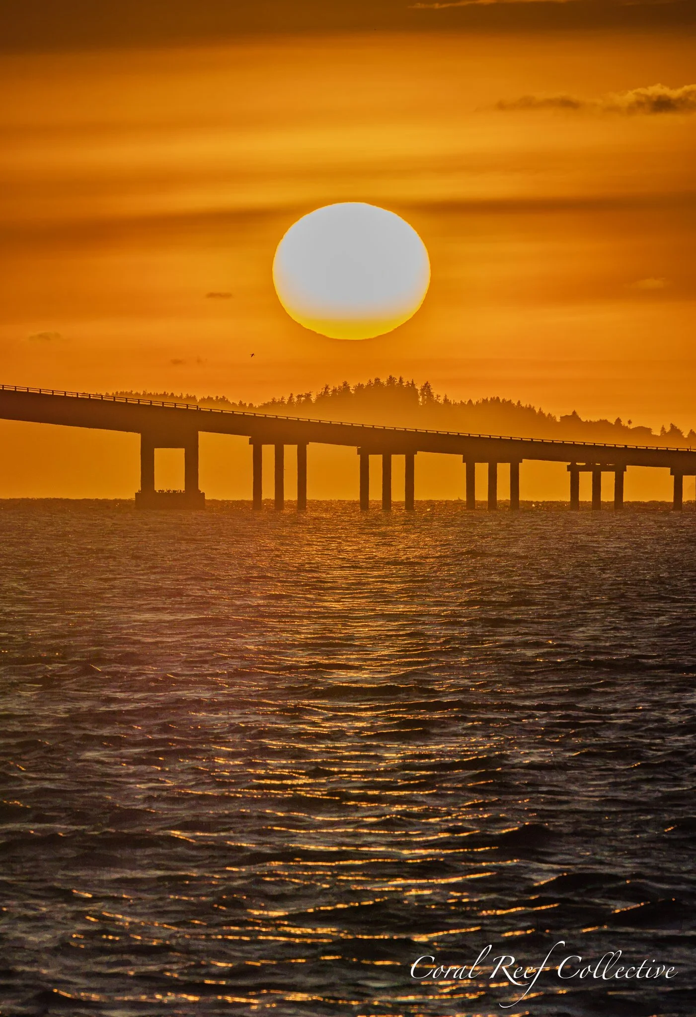 Megler Bridge sunset Astoria