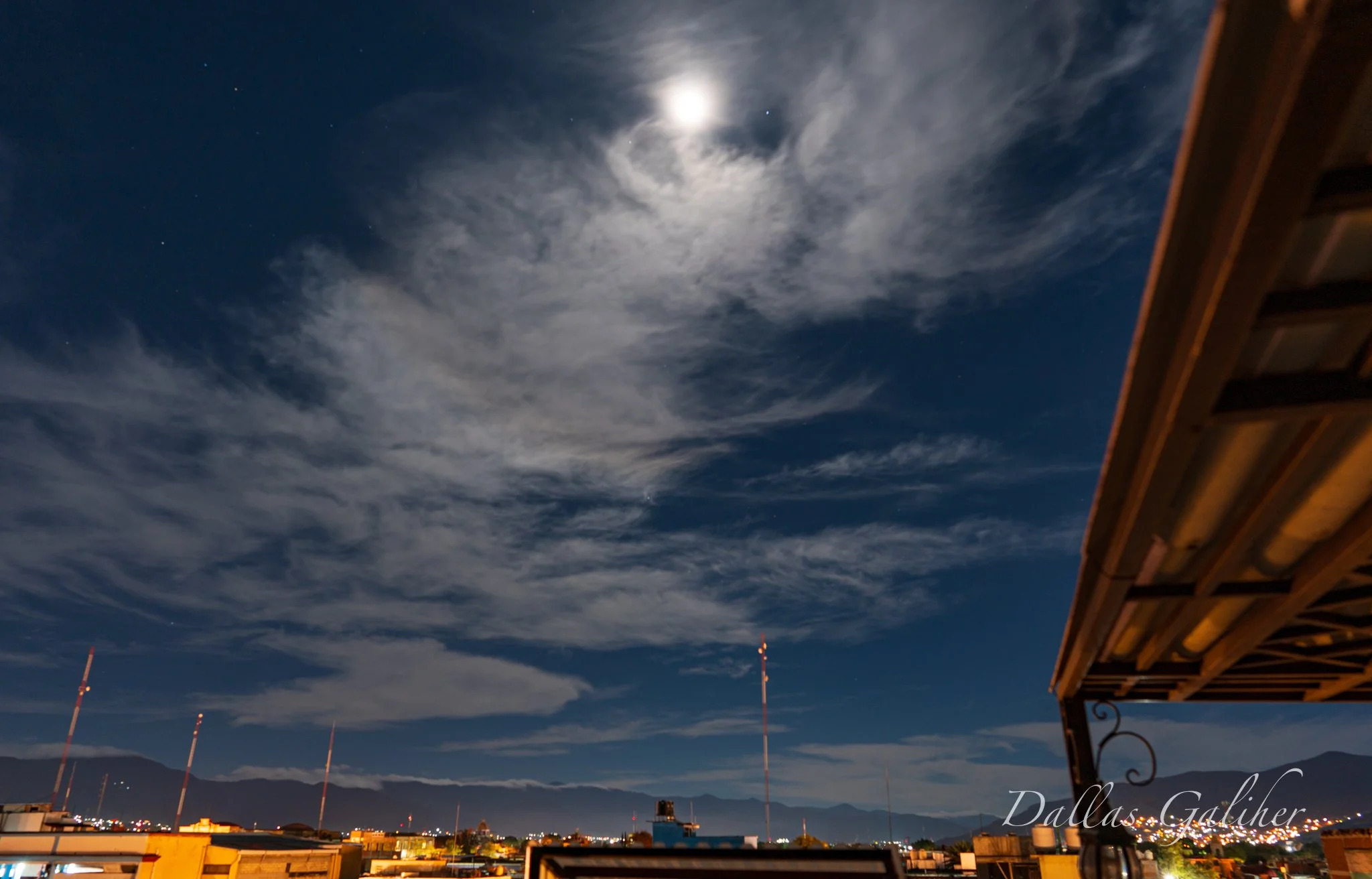 Oaxaca City Moonrise