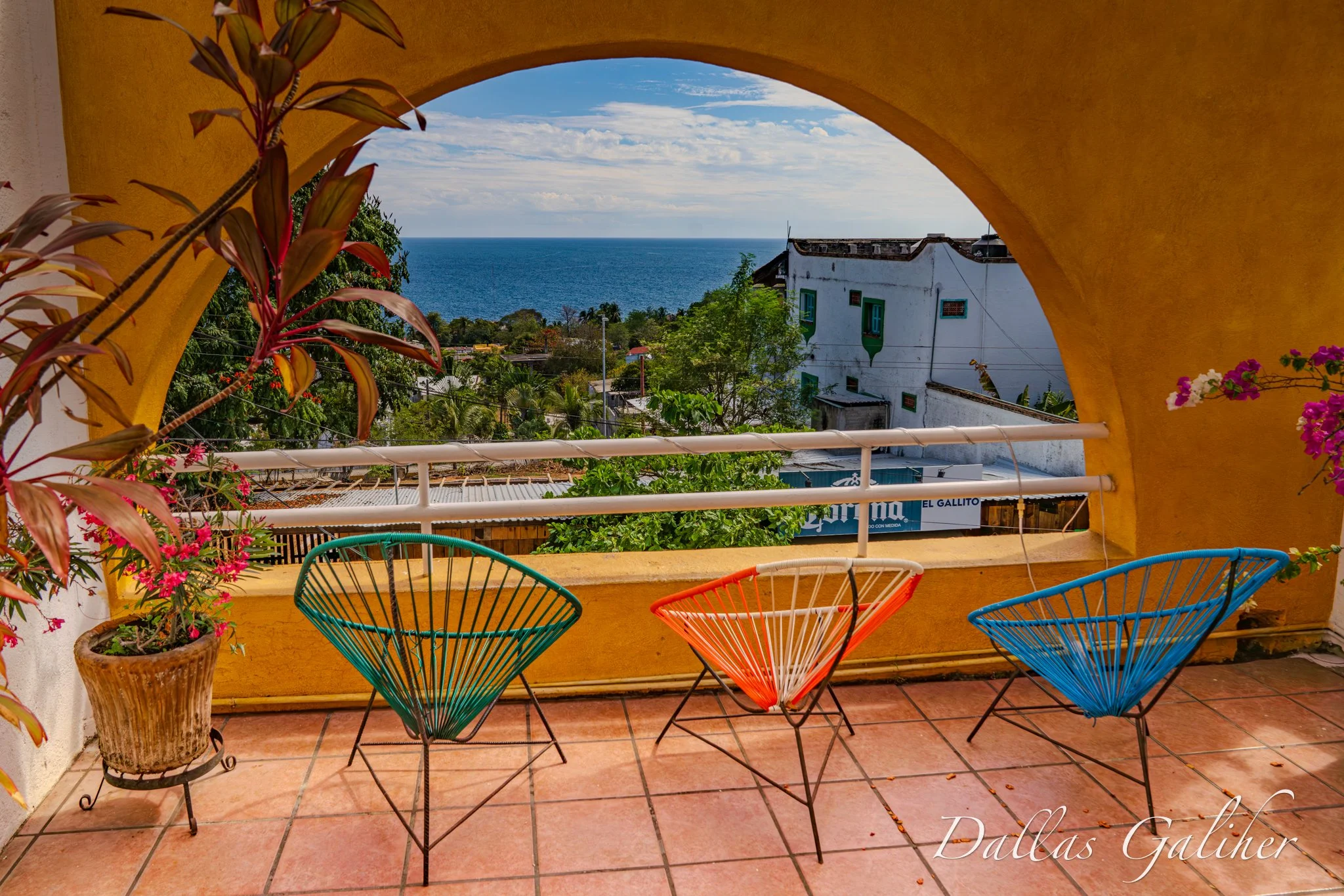 Puerto Escondido patio view