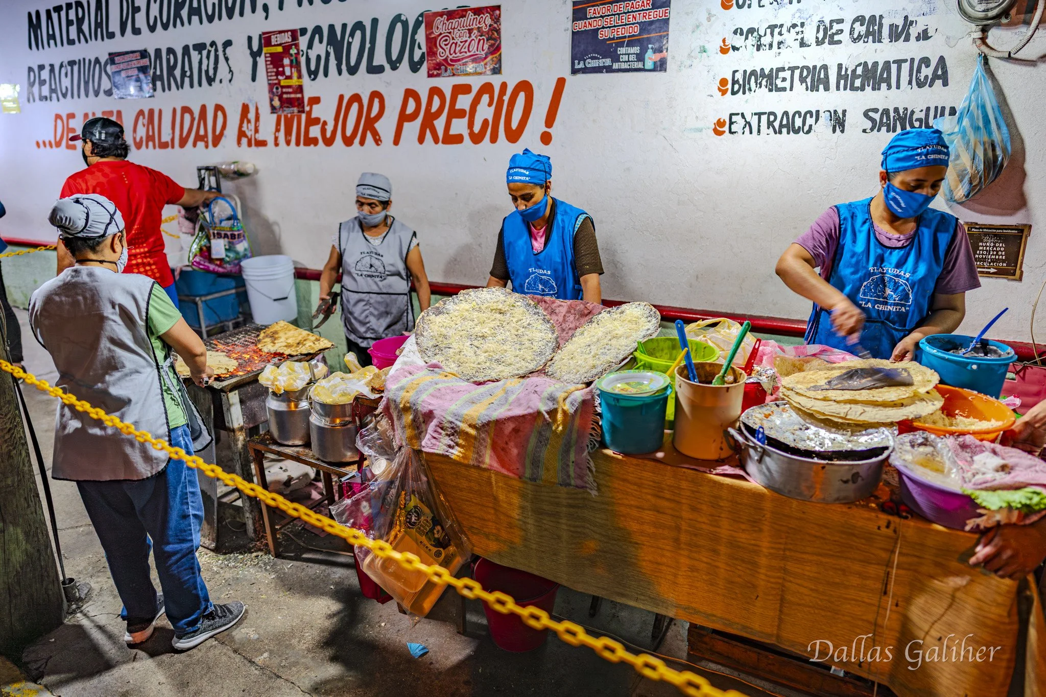 Tlayudas "La Chinita" Oaxaca Mexico