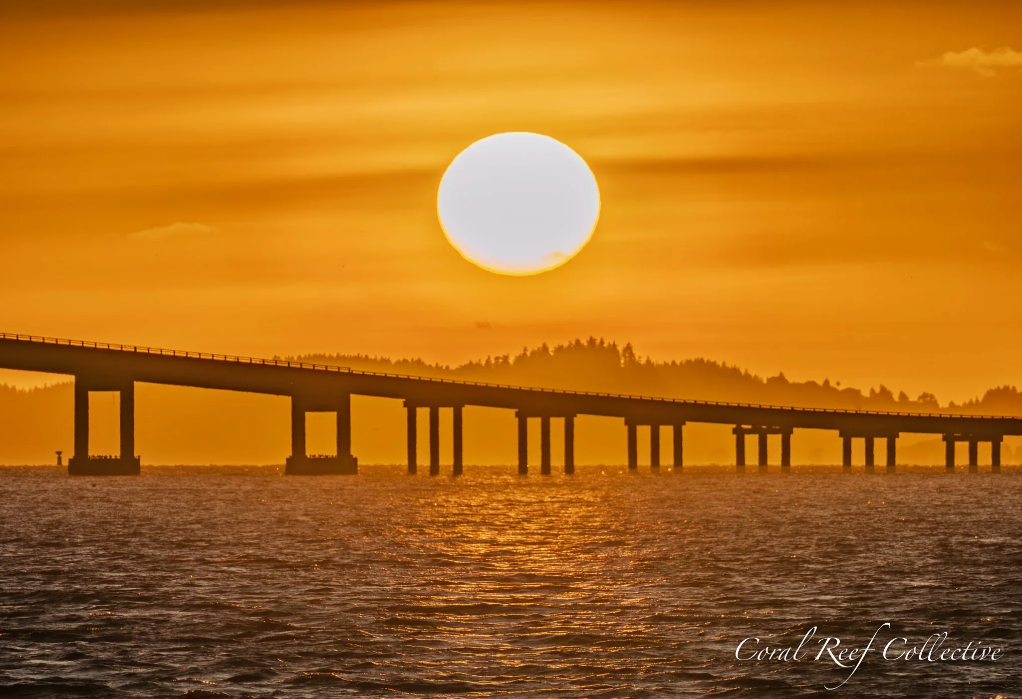Megler Bridge sunset Astoria