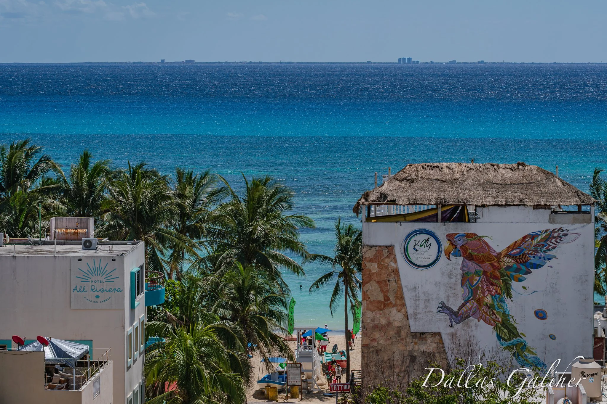Playa del Carmen Cozumel view