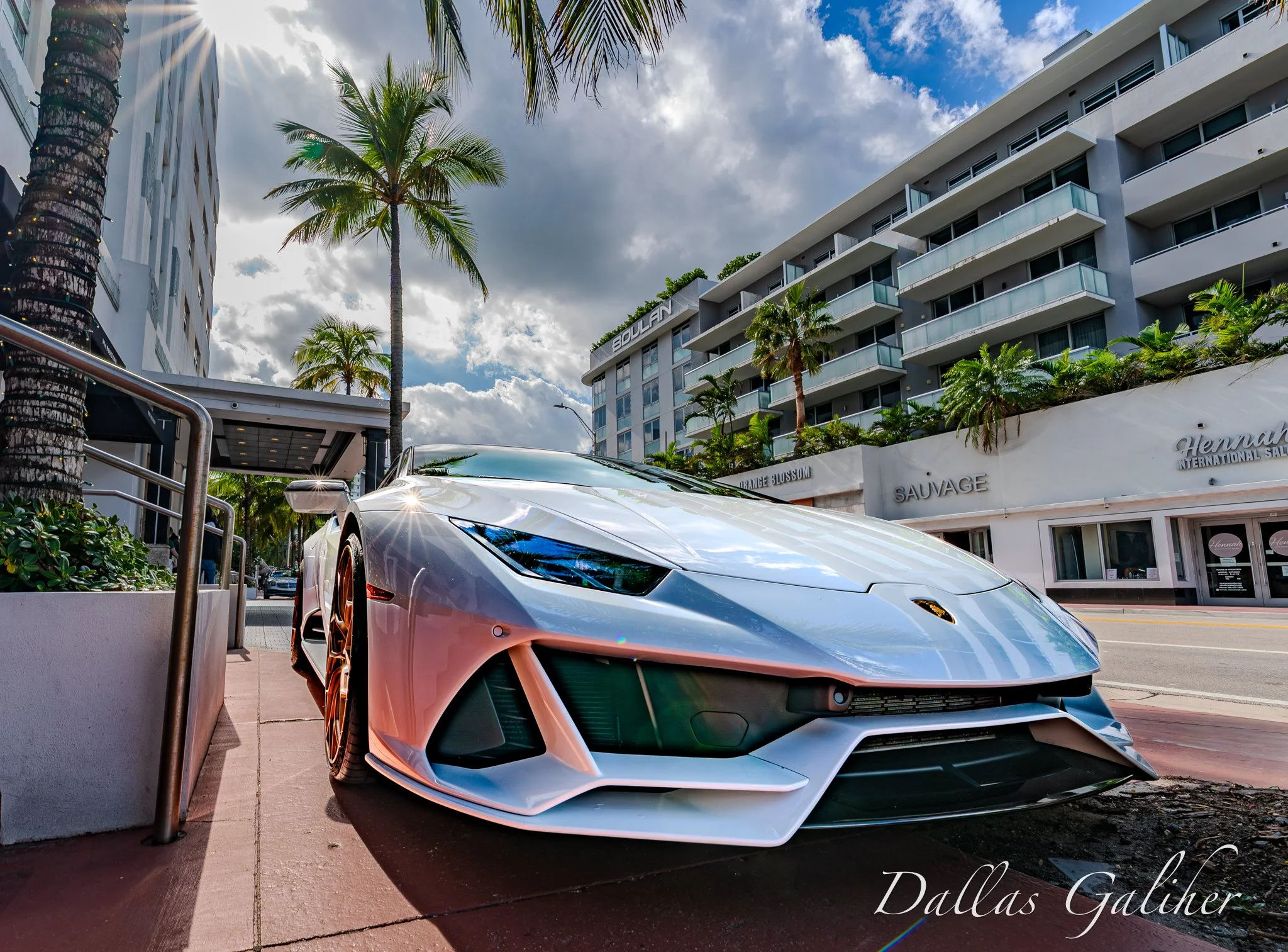 South Beach Miami Lamborghini 