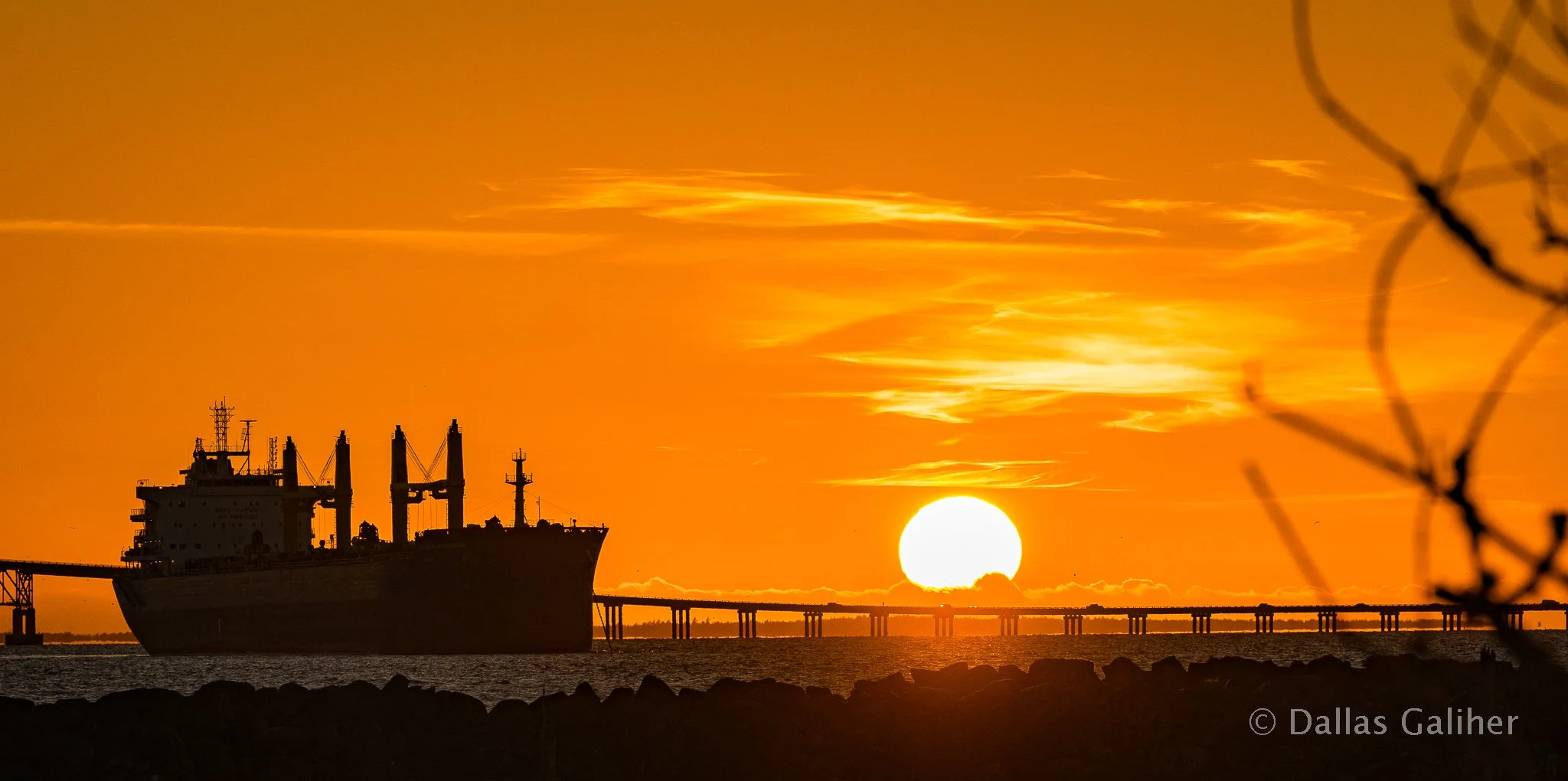 Astoria Megler Bridge Sunset