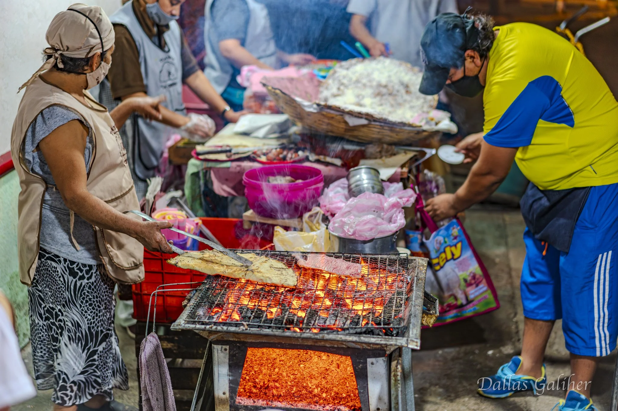 Tlayudas "La Chinita" Oaxaca Mexico