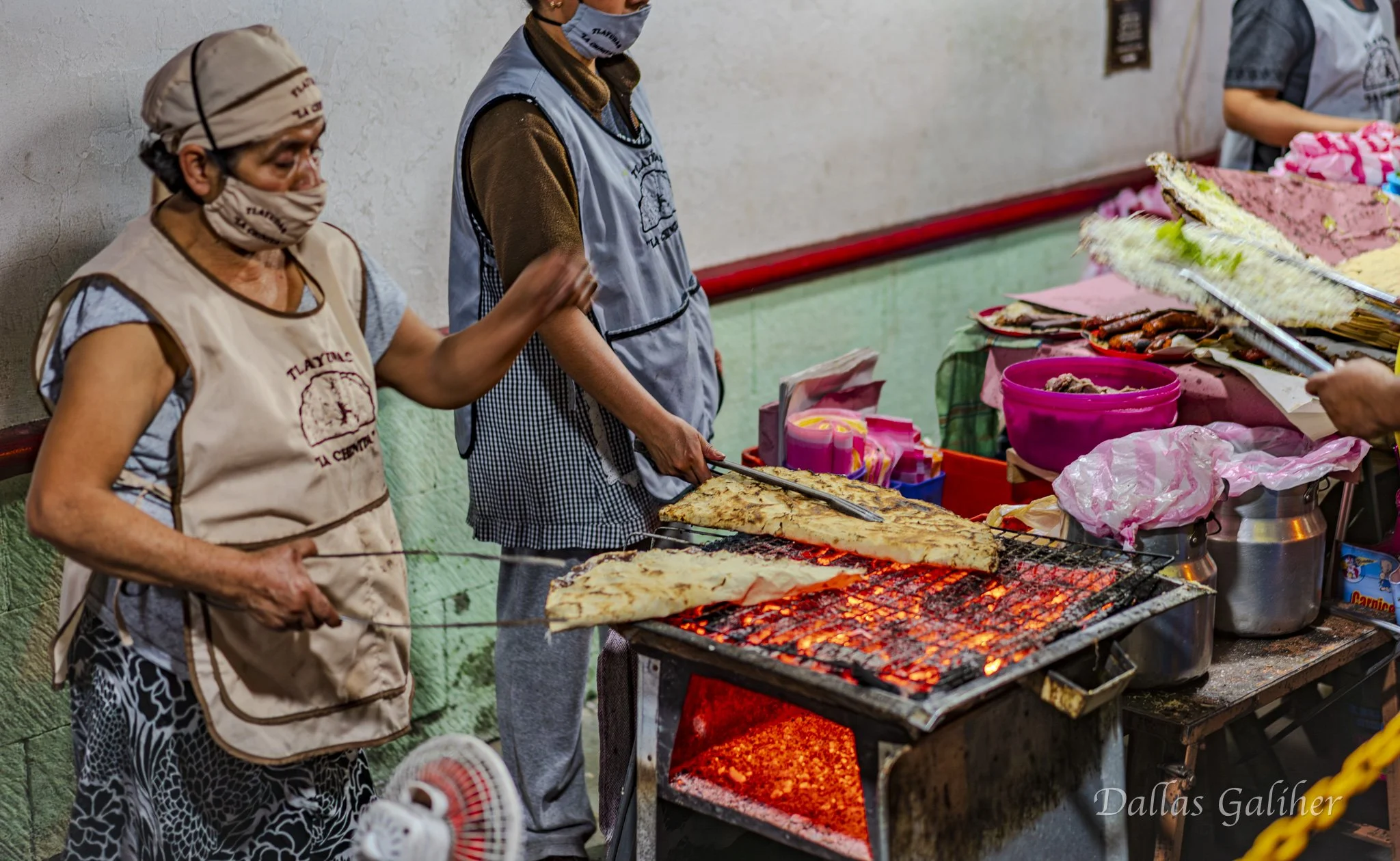 Tlayudas "La Chinita" Oaxaca Mexico