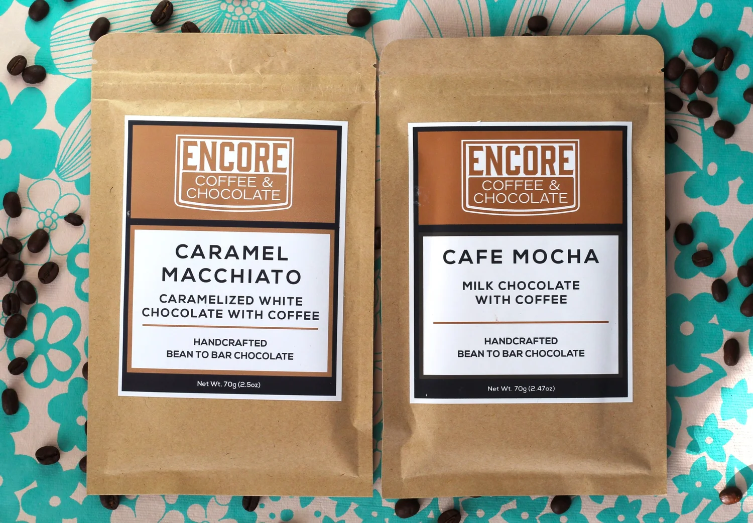 Encore Coffee and Chocolate's Coffee-Infused Craft Chocolate Bars ...