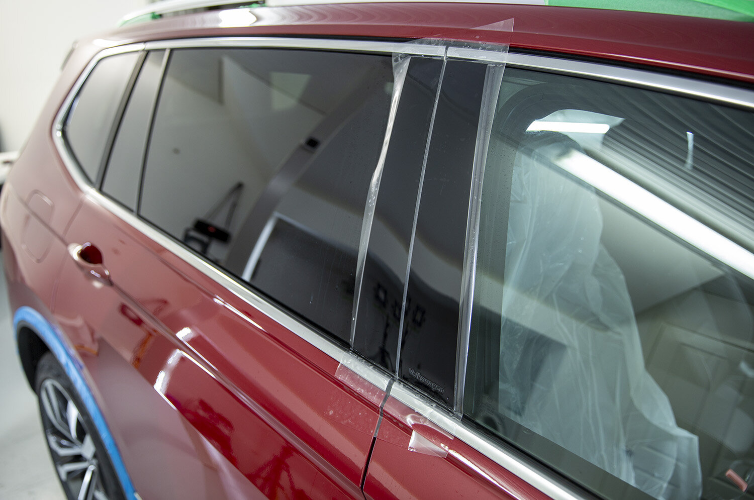 VW Tiguan Allspace Paint Protection Film Loading Area Protector Film Car  Film