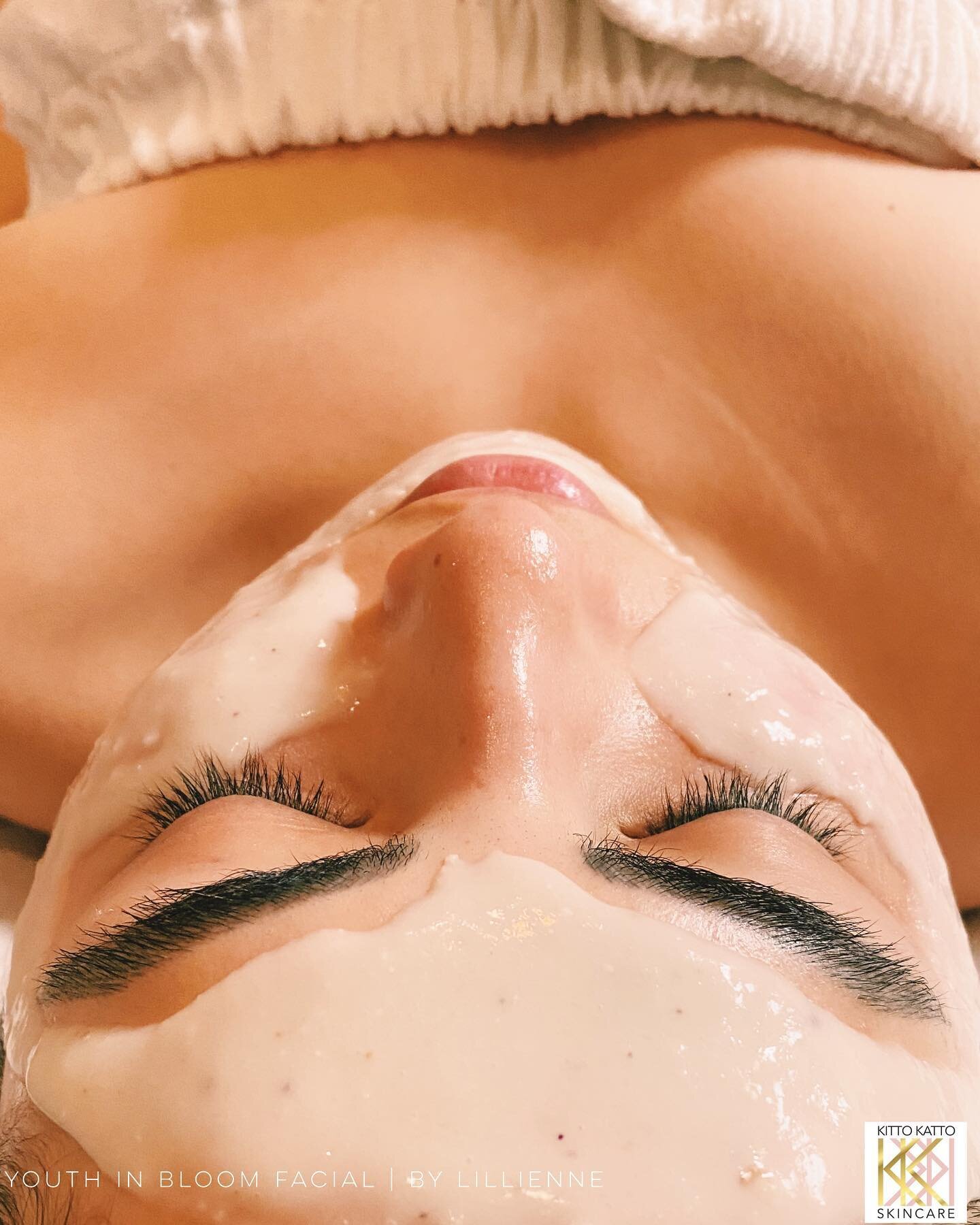 Exfoliate, Brighten, &amp; Glow! Our Youth in Bloom facial is a favourite of mine. This exclusive facial includes a dermaplane with our wildly popular Youth in Bloom beauty oil.  Eliminate peach fuzz and exfoliate your skin all while enjoying an arom