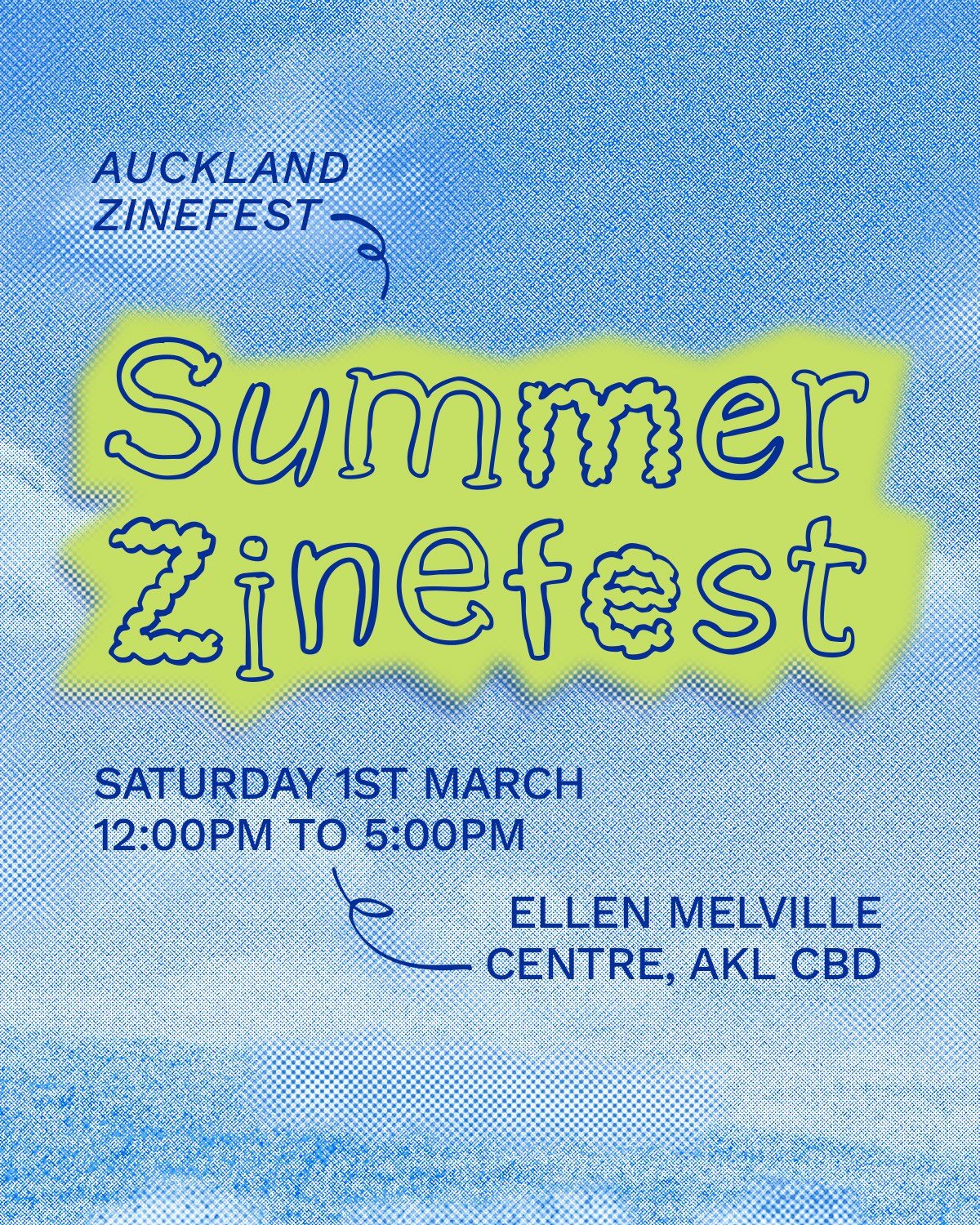 Summer's not quite over yet! 🌞 Bring ya hats and zine-loving energy to our Summer Zinefest! Happening soon at Ellen Melville Centre on Saturday 1st March from 12pm to 5pm. Get ready for a day full of fun, funky zine things in the heart of the city! 