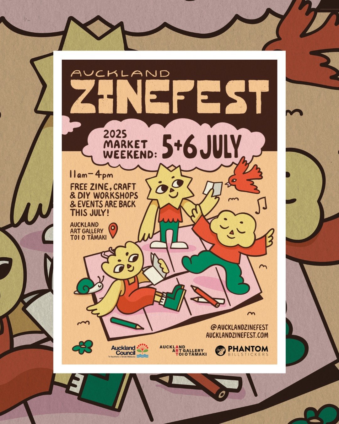 It's heeere! Our 2025 poster artwork illustrated by the talented @beth.xia 🧡

It'll be popping up around town on a much larger scale, please take photos and tag us &mdash; we'd love to see these cuties in your neighbourhood!

Bring on Market Weekend