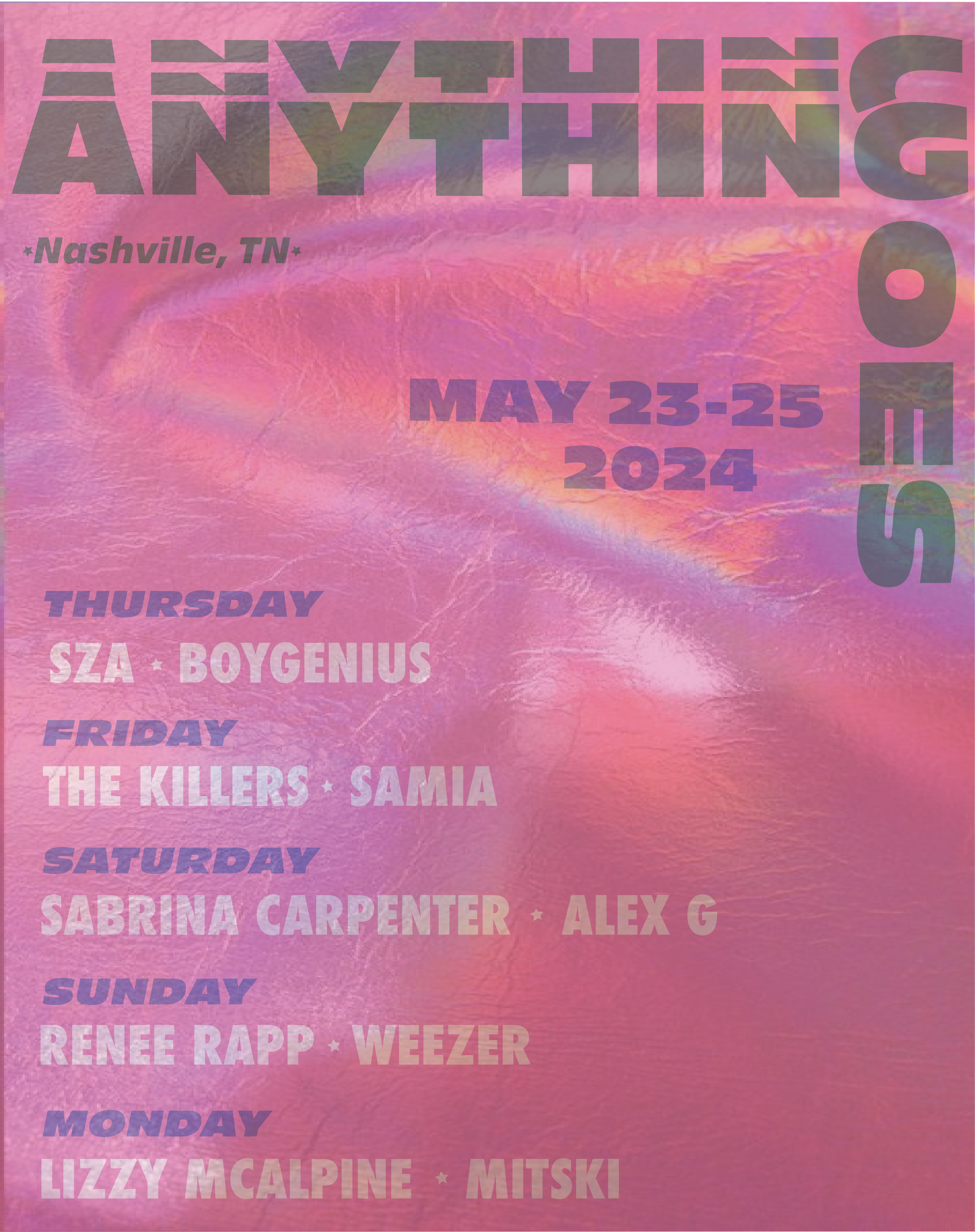 Anything Goes Festival Poster 
