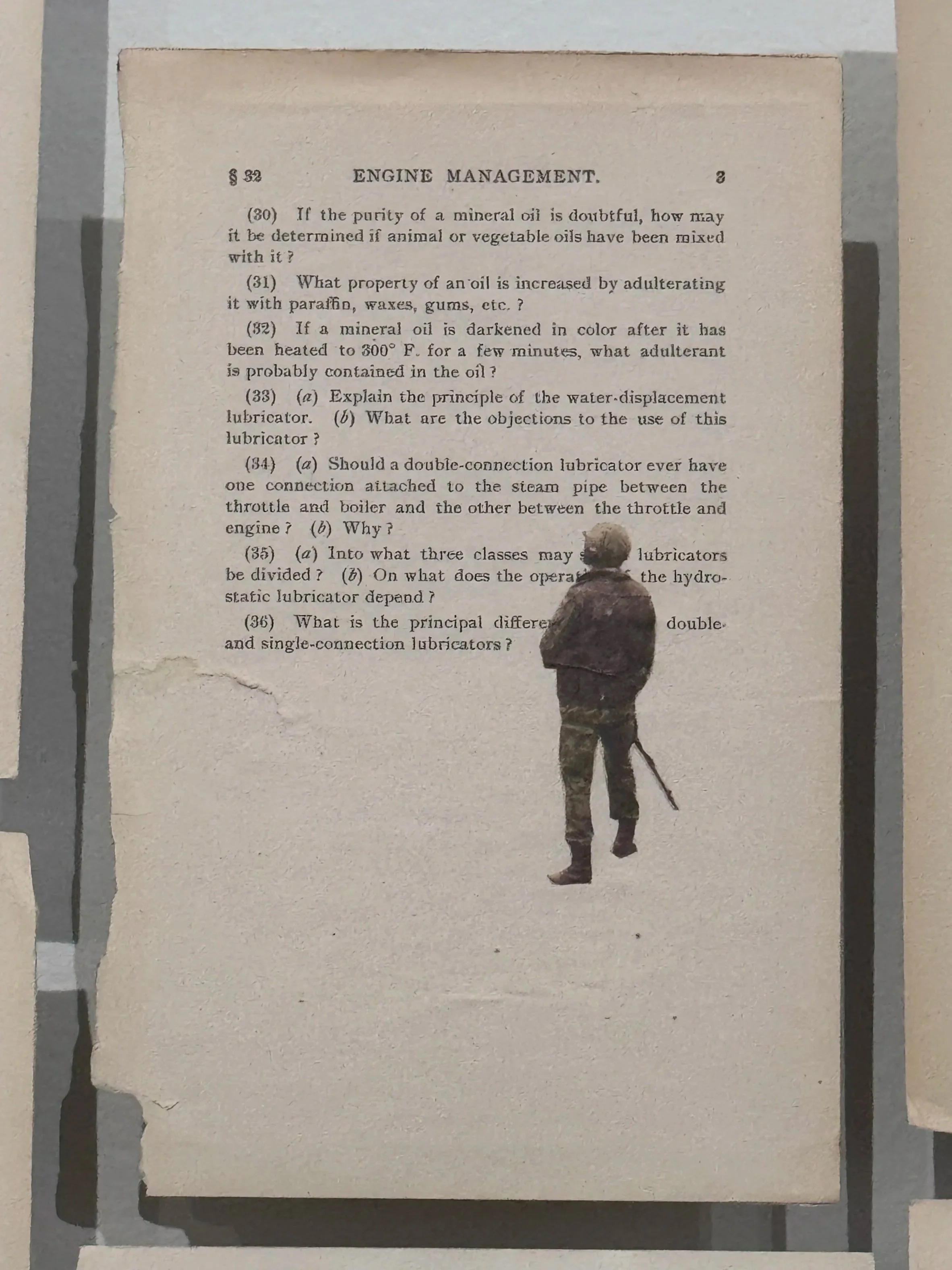 MUSEUM OF CONTEMPORARY ART CHICAGO Firelei Báez "Man Without a Country (aka anthropophagist wading in the Artibonite River)" 2014 | Gouache, ink, and chine-collé on deaccessioned book pages |
106 1/4 × 252 inches