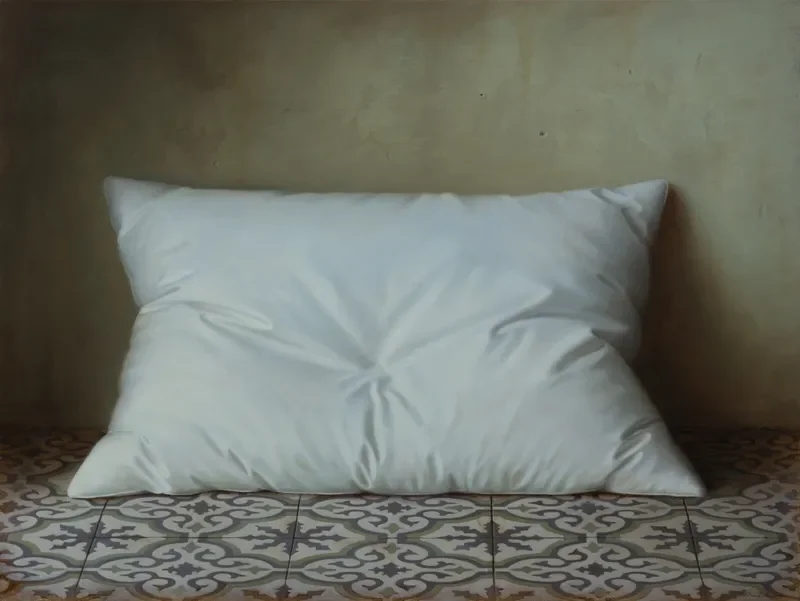 EXPO CHICAGO 2026 Dana Zaltzman "Pillow" 2025 | Oil on canvas | 23 3/5 × 31 1/2 inches