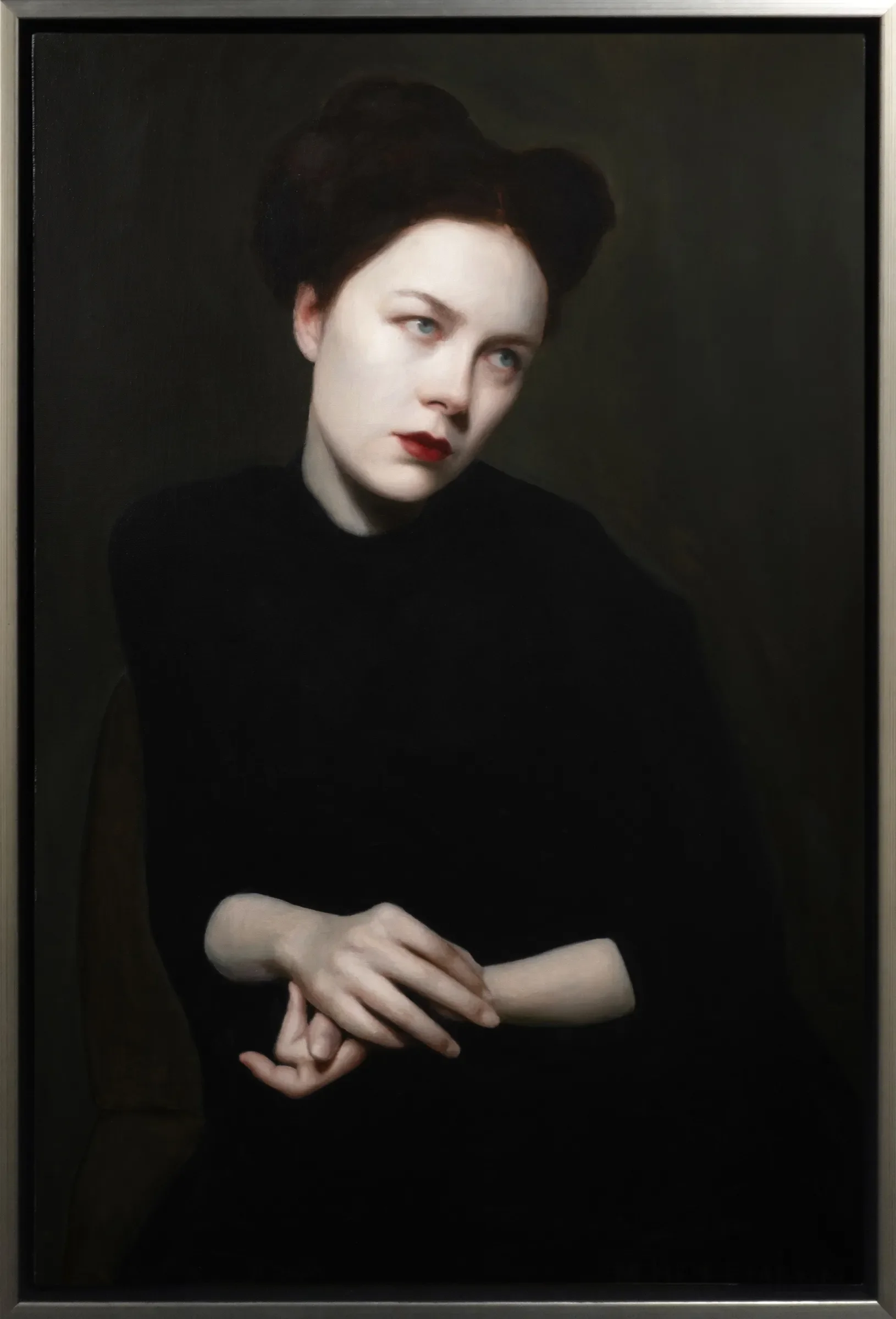 EXPO CHICAGO 2026
Miriam Hoffman (b. 1991)
"Within the Shadows" 2025
Oil on linen |
36 x 24 inches