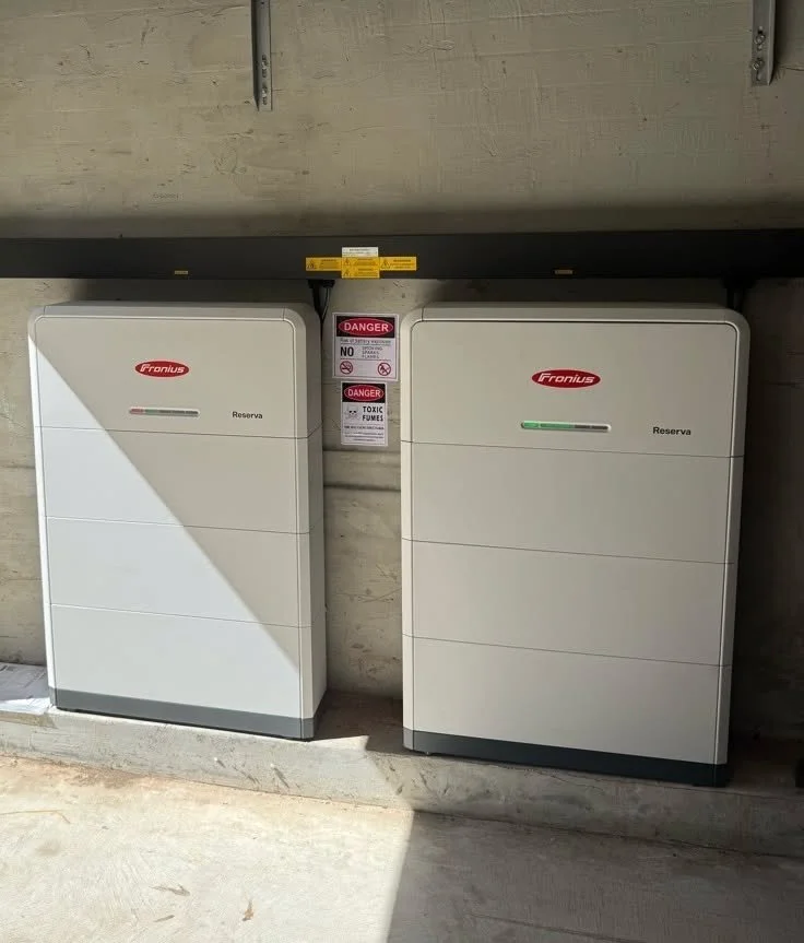 Power stored. Bills lowered. Quality guaranteed. 🔋⚡

Another premium install by Eco Sparky on the NSW Central Coast &mdash; featuring dual Fronius Reserva batteries for serious energy independence and reliable backup power.

We don&rsquo;t cut corne