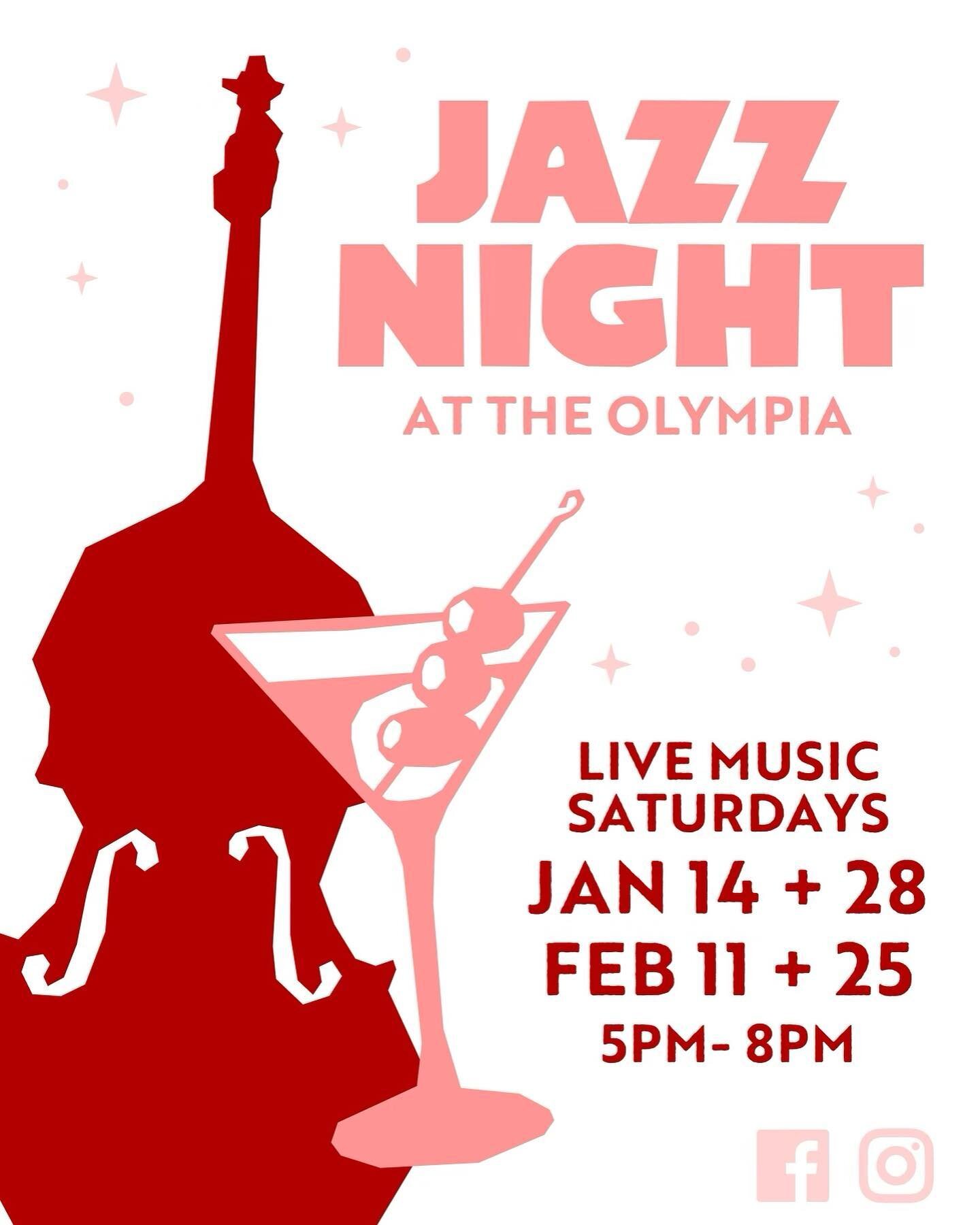 Welcome to 2023 Jazz Nights! Join us for an evening of live music and great food and new cocktail features. Reservations recommended but walking always welcome!