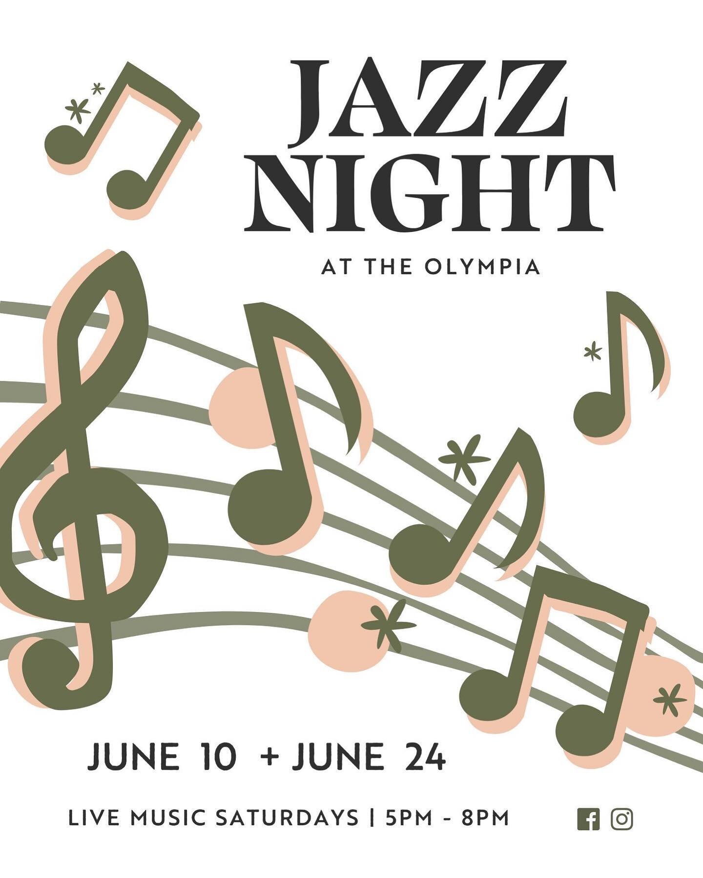 We&rsquo;re back to Jazz nites for June! Book your table for a fun night out.
Stay tuned for more dates July and August!