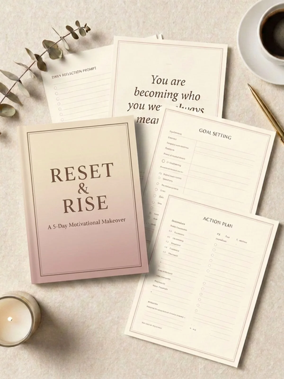 RESET & RISE: A 5-DAY MOTIVATIONAL MAKEOVER