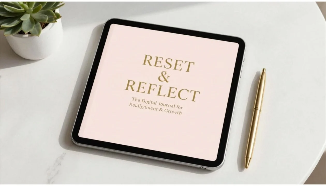 Reset & Reflect: The Digital Journal for Realignment & Growth