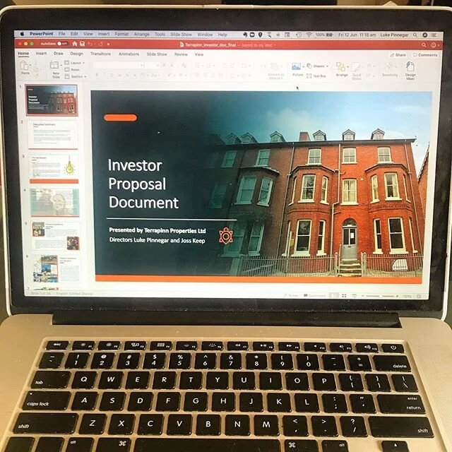 Our Investor Proposal Document is almost complete! 🥳
. 
Savers have been handed out a 0.1% interest from the Bank of England to bolster the economy off the back of the corona virus.
.
With a 2% inflation, you are actually losing money by &lsquo;stor
