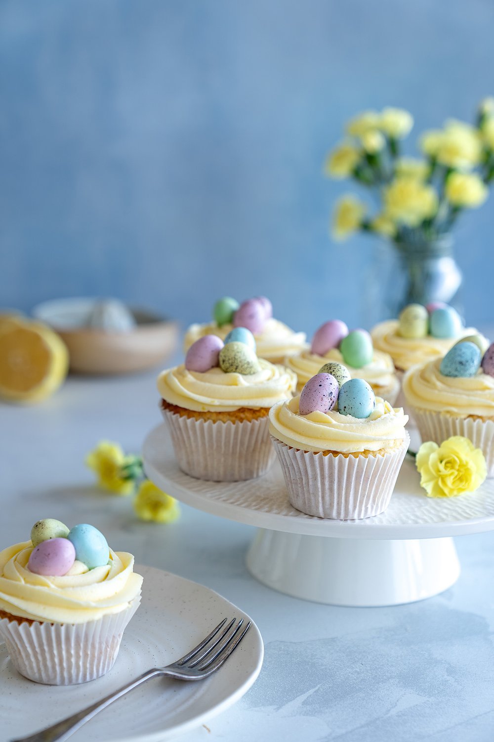 Gluten-free Lemon Curd Easter Cupcakes Gluten-free Lemon Curd Easter Cupcakes