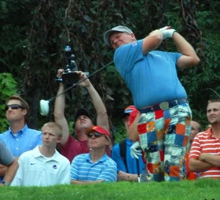 John Daly, shown here playing in the 2011 Albertsons Boise Open, says son John Daly II will be a crowd-pleaser in this year’s tournament (courtesy Jeff Sanders Entertainment)