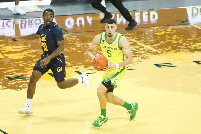 Chris Duarte (Courtesy of Eric Evans, Oregon Athletic Communication)