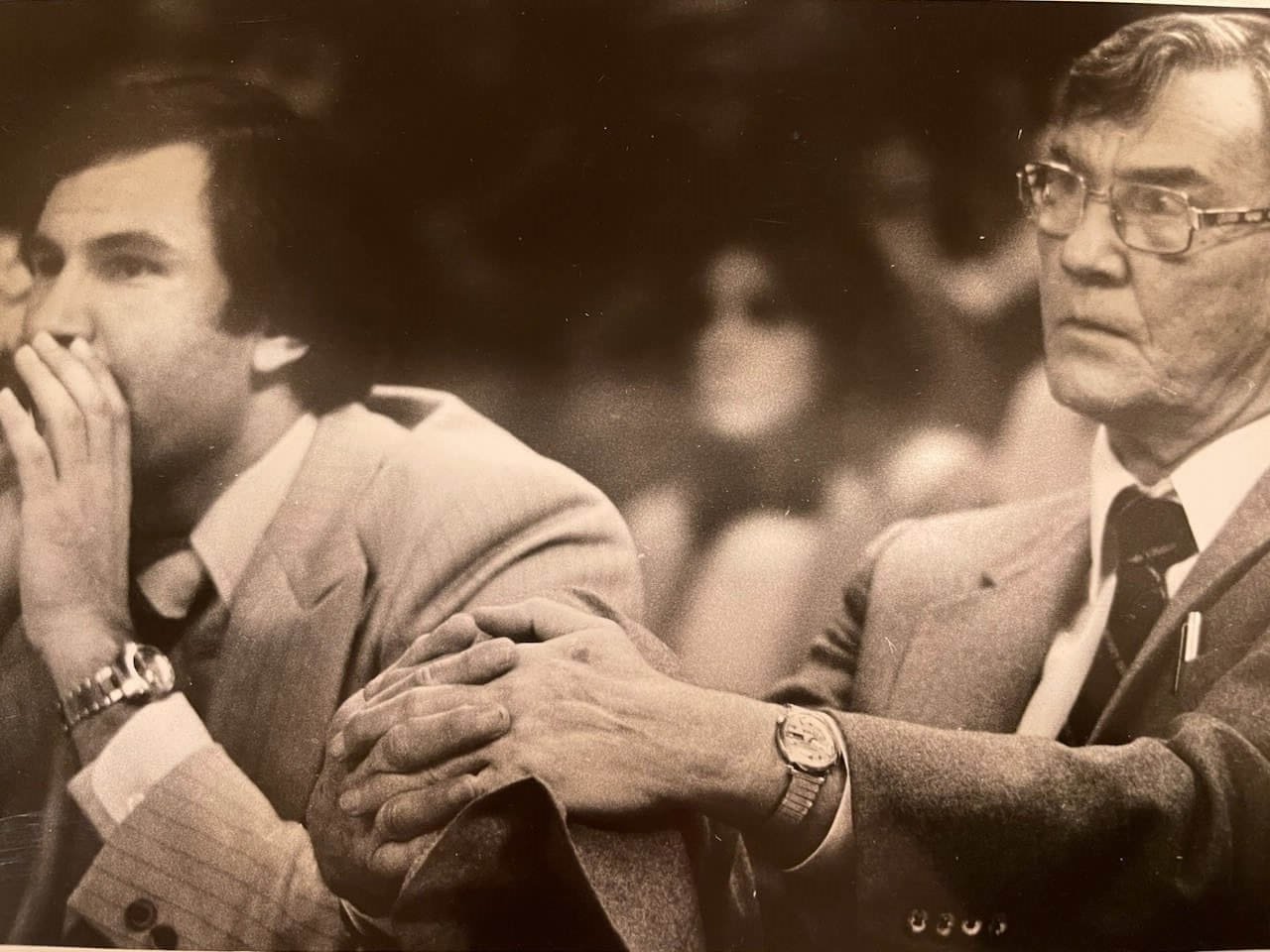  Steve Seidler (left) was an assistant coach to Ralph Miller at Oregon State for seven seasons 