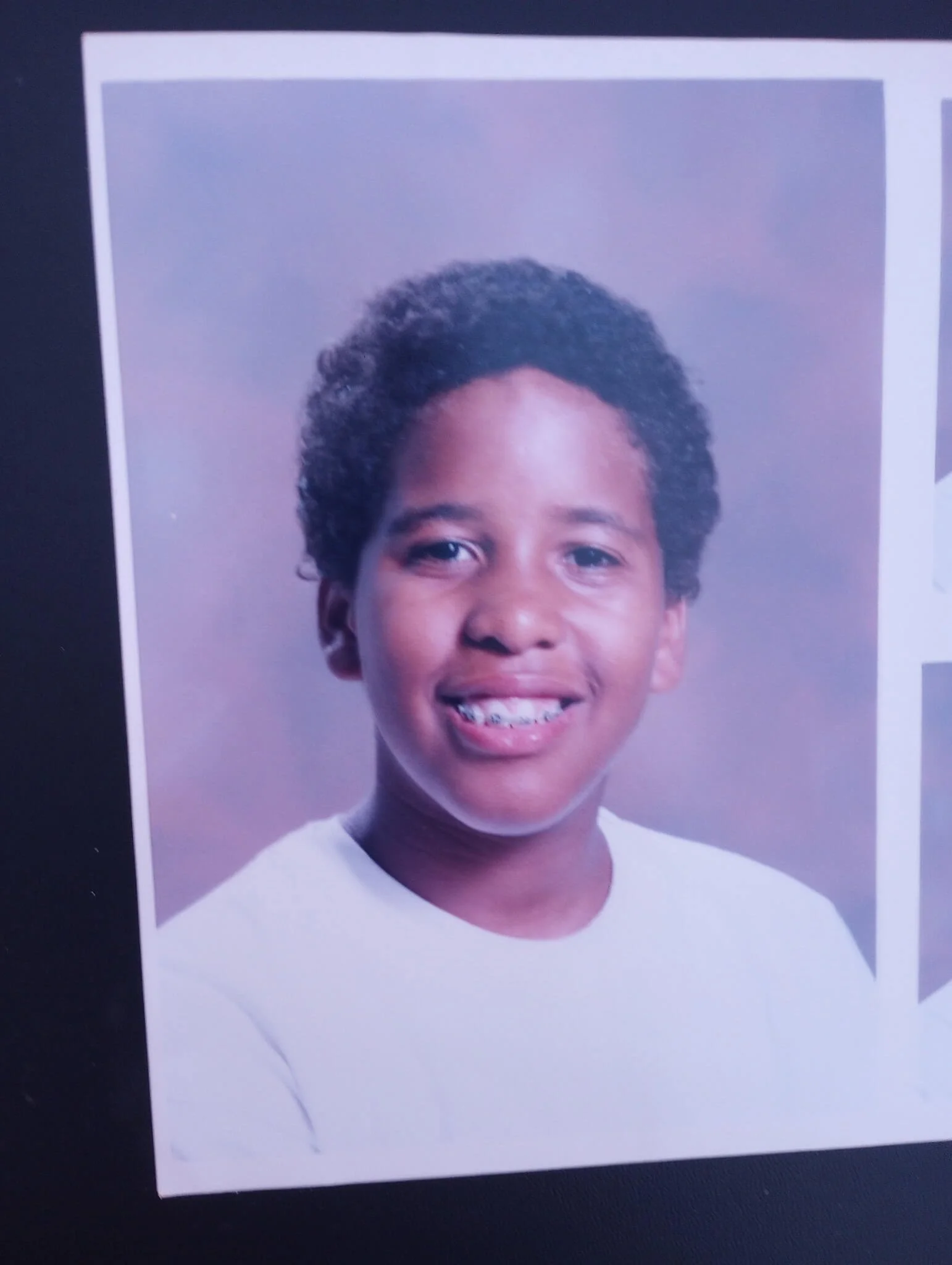 Andre as a young boy (courtesy Andrea Robinson)