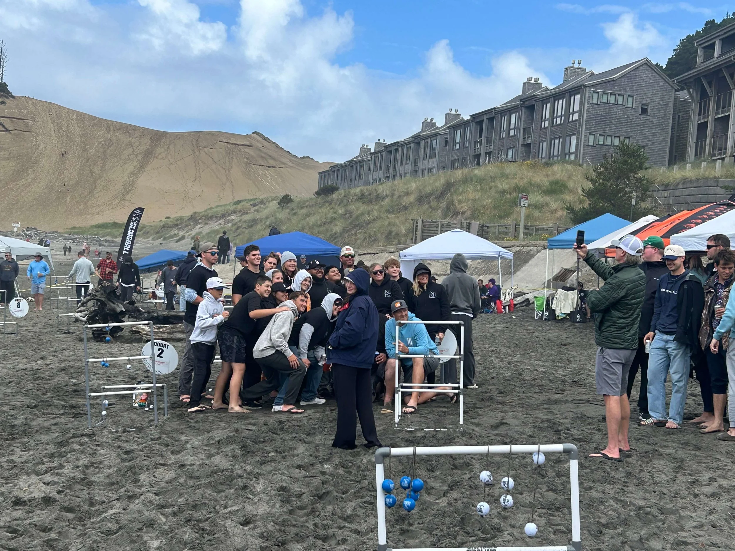 The “OC” group representing Idaho gathers for a photo op at Sling 2026