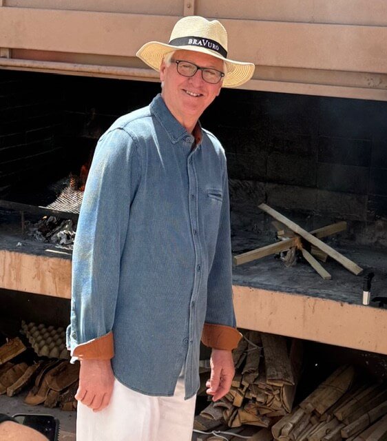 Steve “is such a hospitable guy, and he works his ass off,” says Bill McShane, a close friend and customer of Saxton’s (courtesy Steve Saxton)