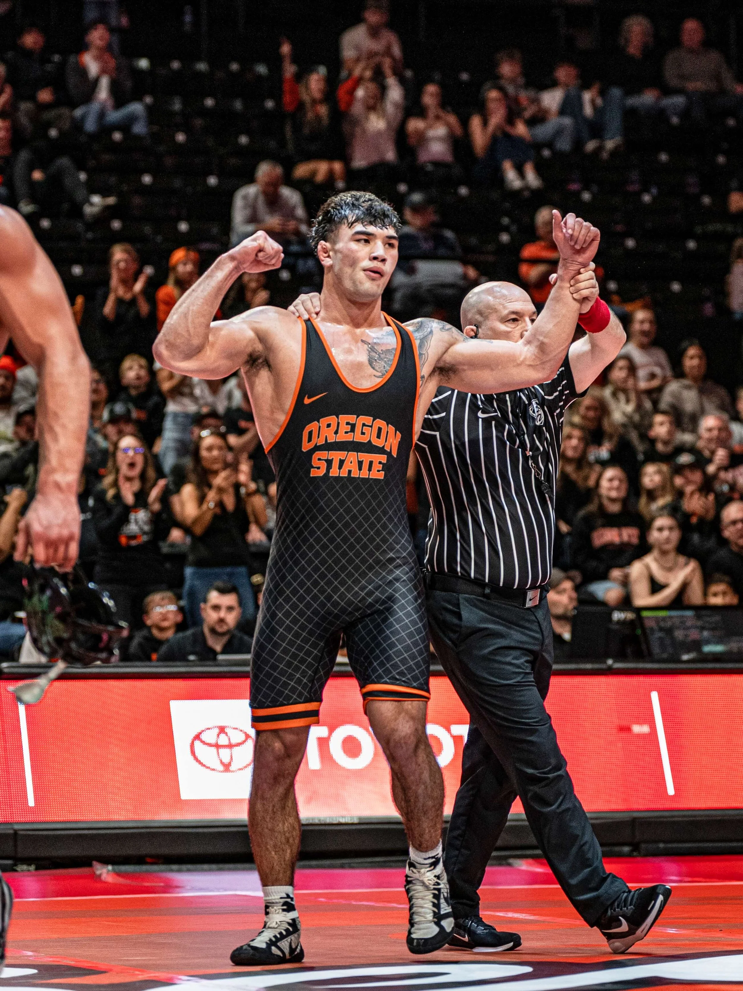 Rademacher has “a good blend of power and explosion,” coach Chris Pendleton says (courtesy OSU wrestling)