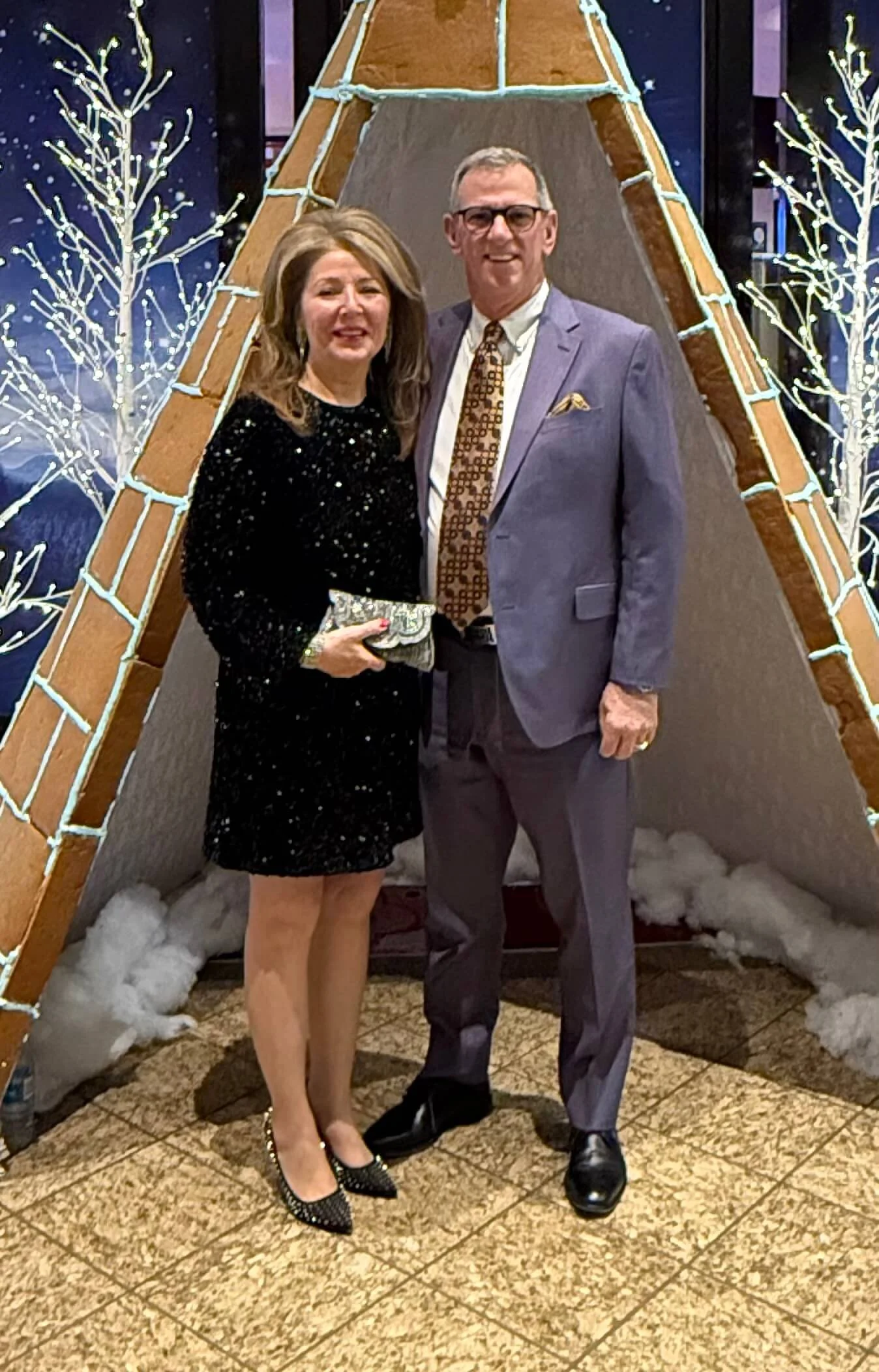 Ex-Hawk goaltender and his wife of 38 years, Cindy (courtesy Bart Hunter)