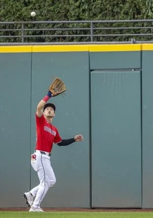 Kwan has continued the defensive form that has earned him four straight Gold Glove awards (courtesy Cleveland Guardians)