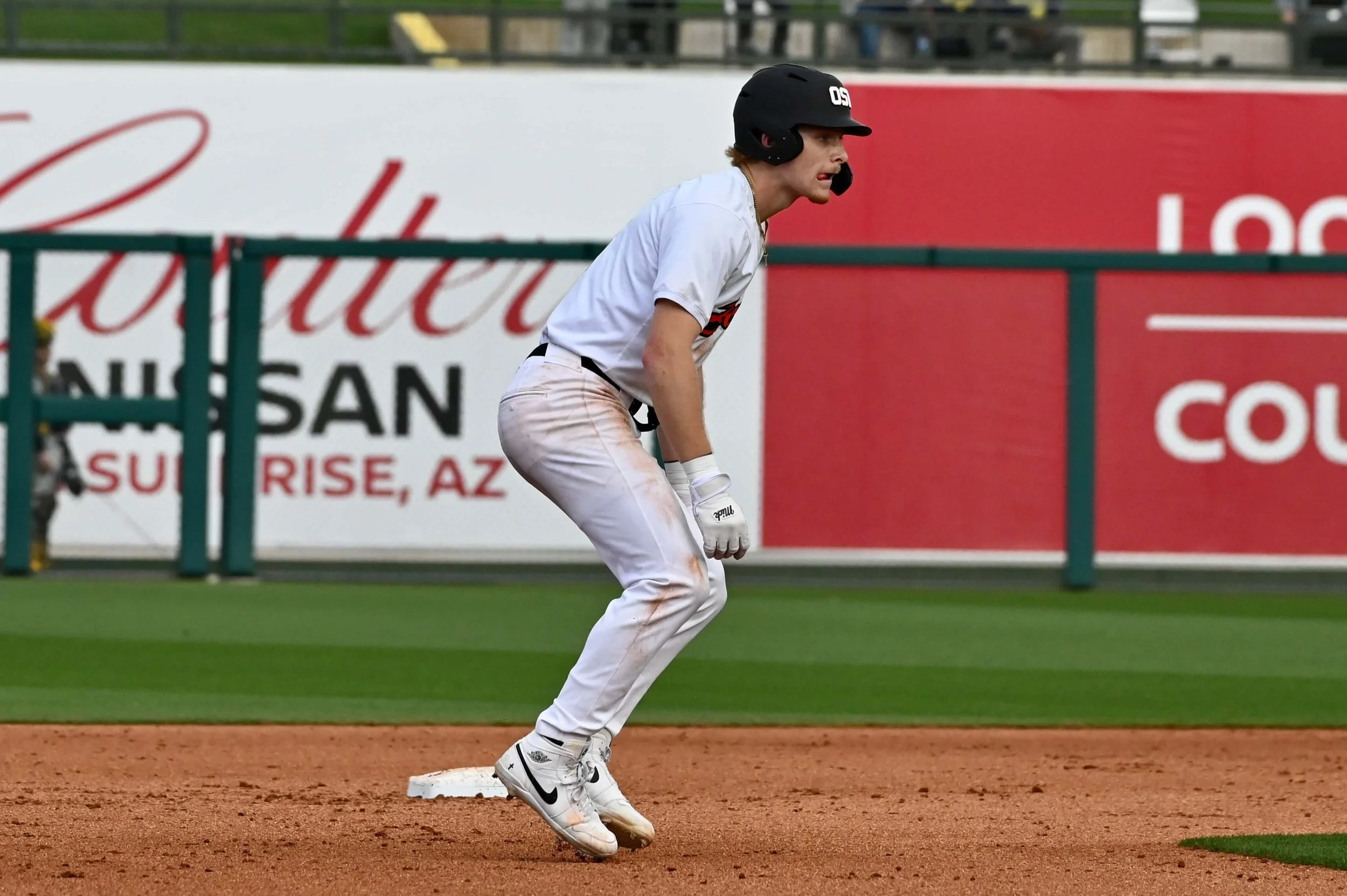 Sophomore right-fielder Adam Haight will be a key component in Oregon State’s plans for 2027 (courtesy Dominic Cusimano)