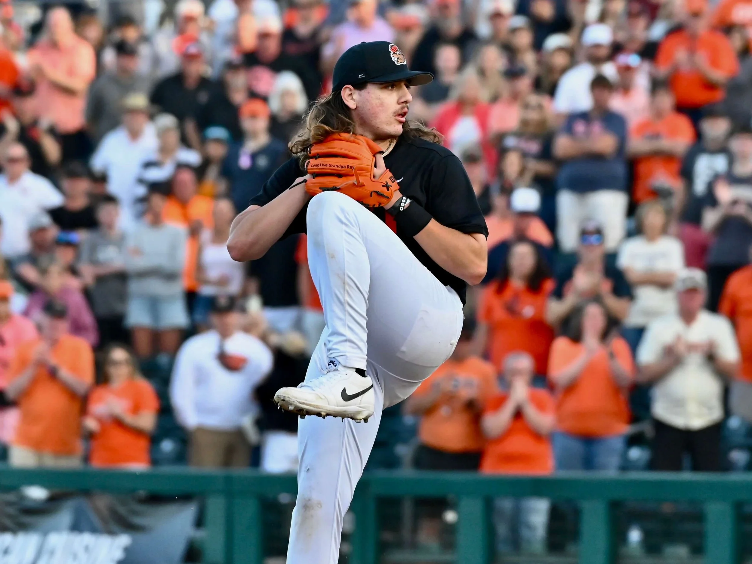 Senior closer Albert Roblez has been lights out in the Oregon State bullpen with an 0.79 ERA. He is leading the country with nine saves in 10 appearances this season (courtesy Dominic Cusimano)