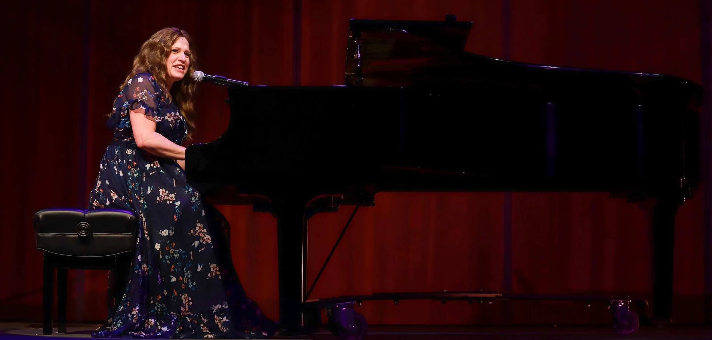 Merideth Kaye Clark played the lead in “Beautiful: The Carole King Musical” in 2024 (courtesy Broadway Rose)