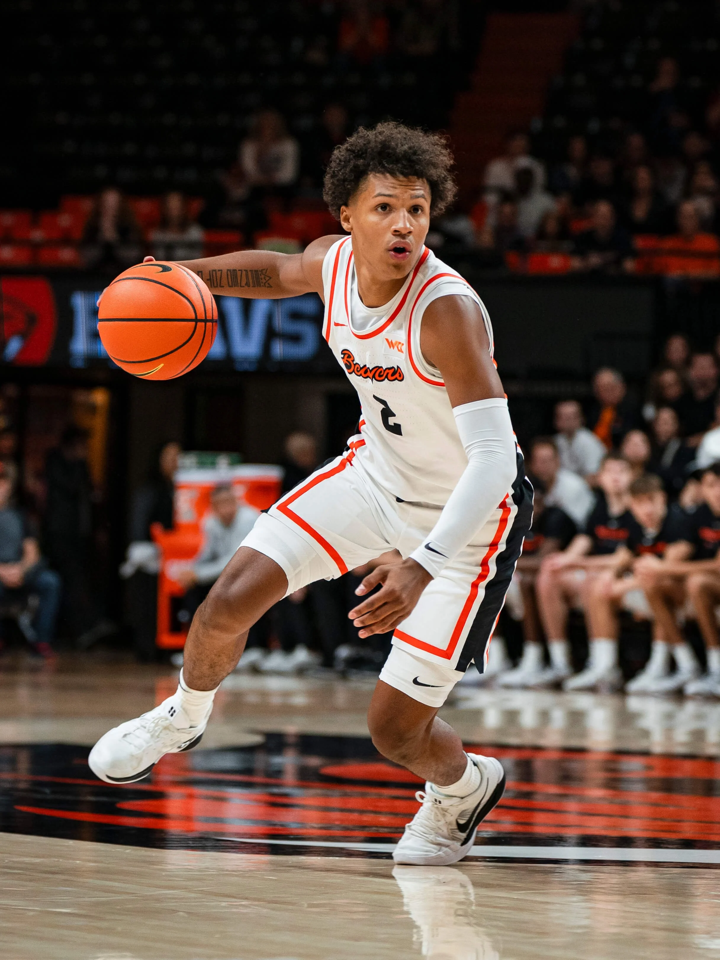 New coach Justin Joyner expects Lake to be the team leader and an All-Pac-12 performer for the Bears next season (courtesy OSU sports communications)