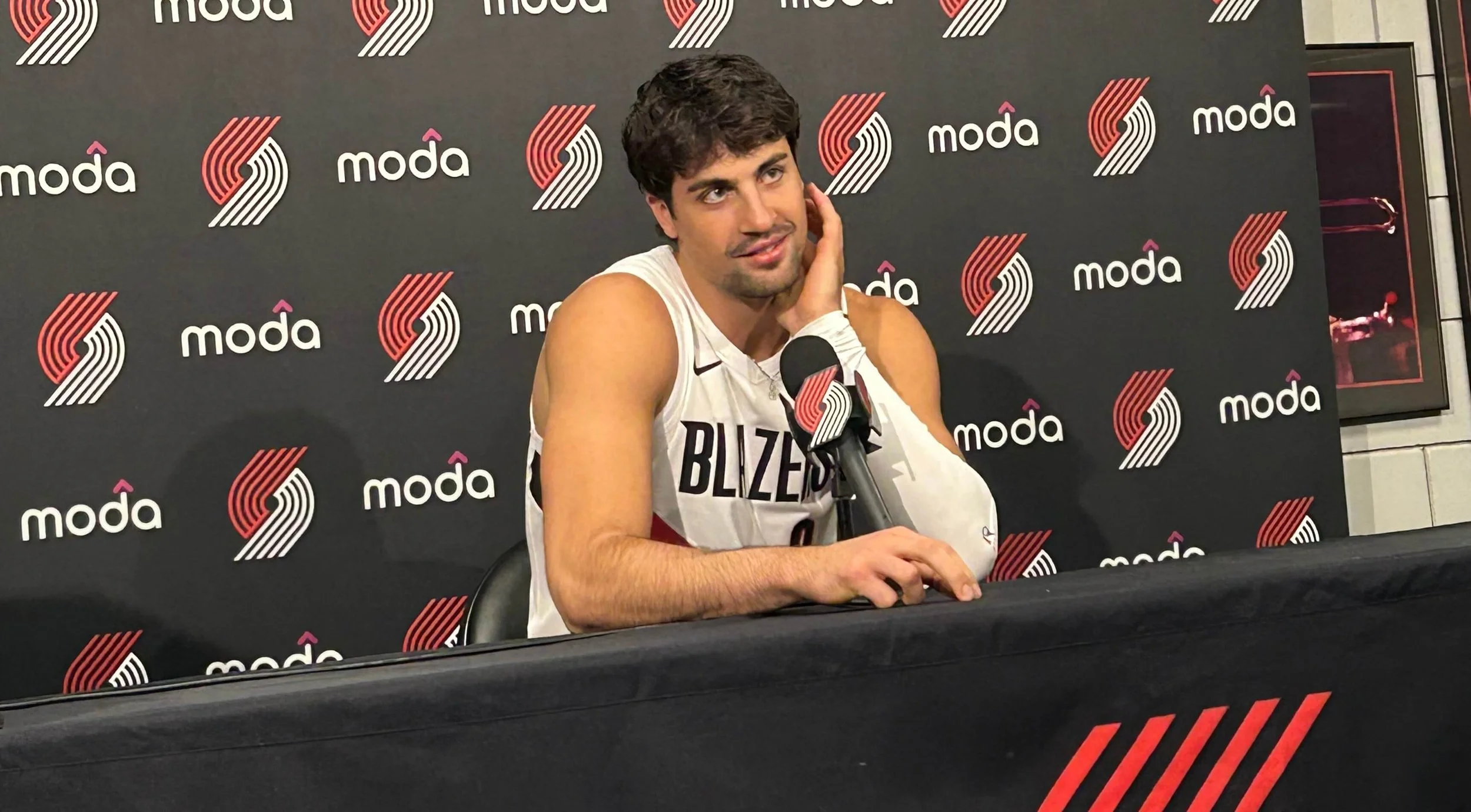 Coach Micah Nori says even with the addition of scorers Damian Lillard and Ja Morant, Deni Avdija will “have the ball in his hands plenty”
