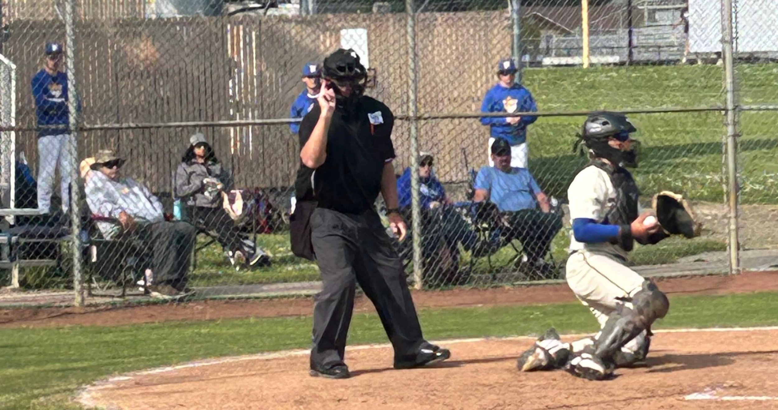 Instead of talking on camera, Linnman now calls balls and strikes