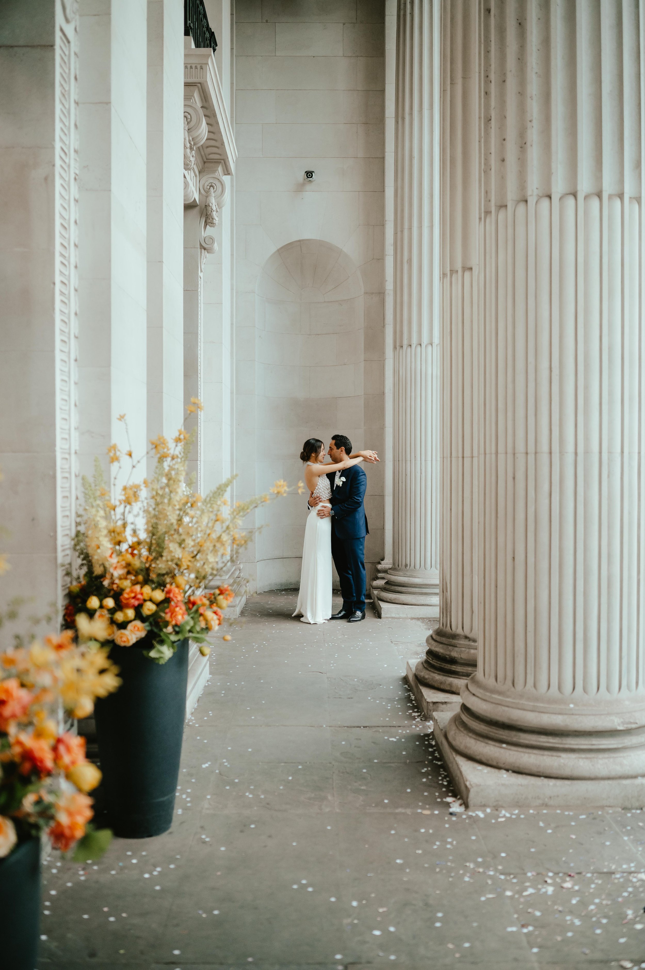 Couples Wedding Photography at MaryleboneTown Hall