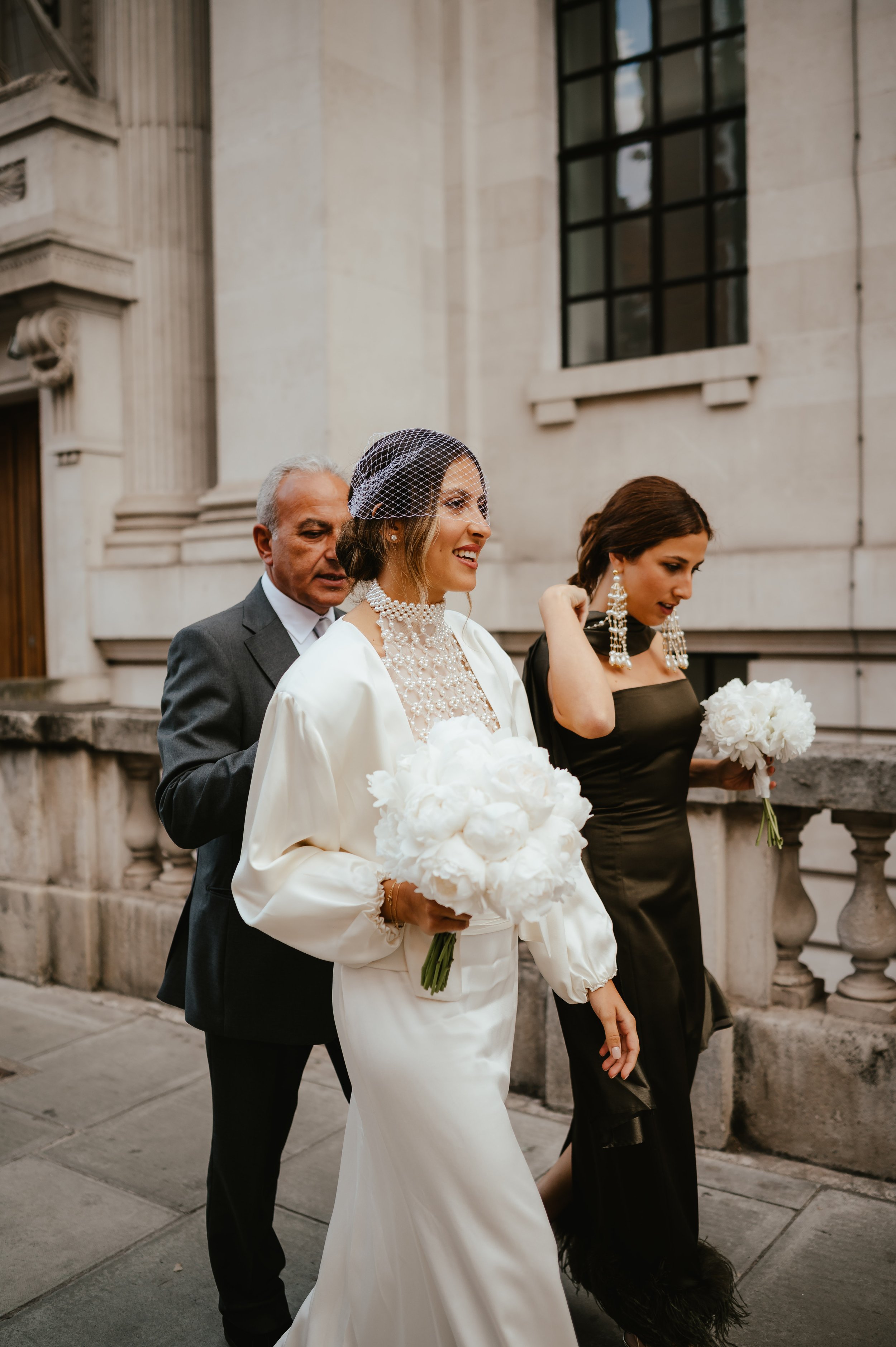 Bride Olde Marylebone Town Hall Wedding
